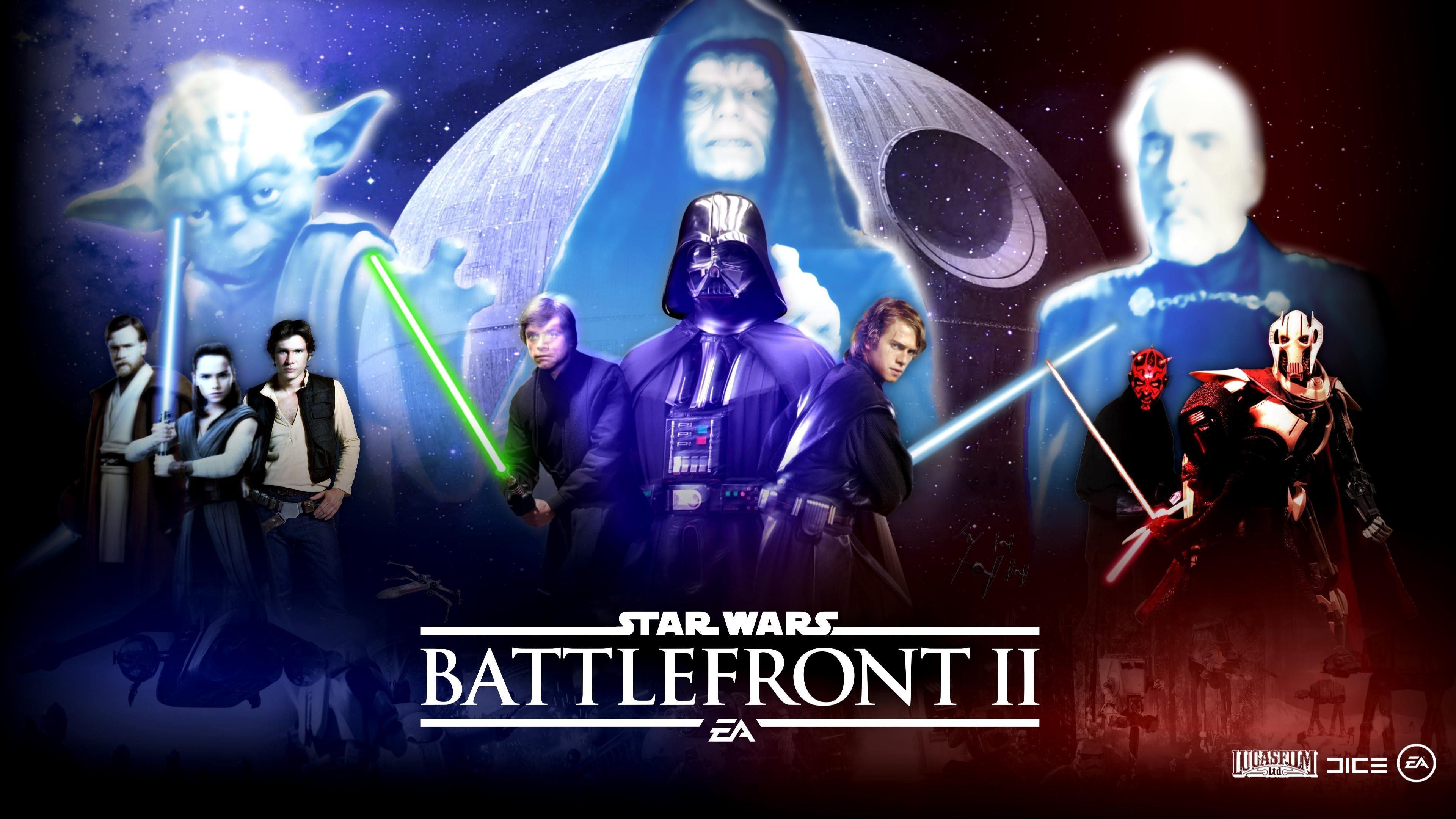 3840x2160 Star Wars Heroes And Villains Wallpaper
