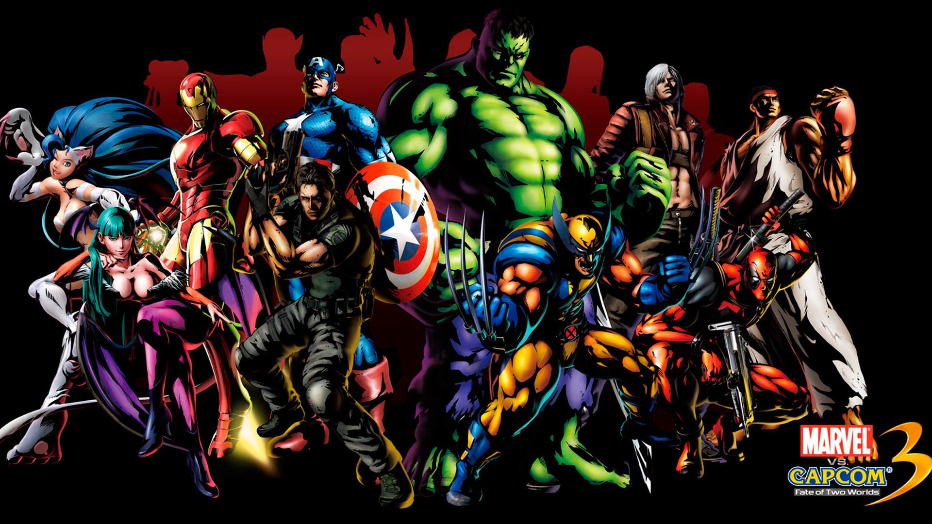 1920x1080 image For > Marvel Heroes And Villains Wallpaper