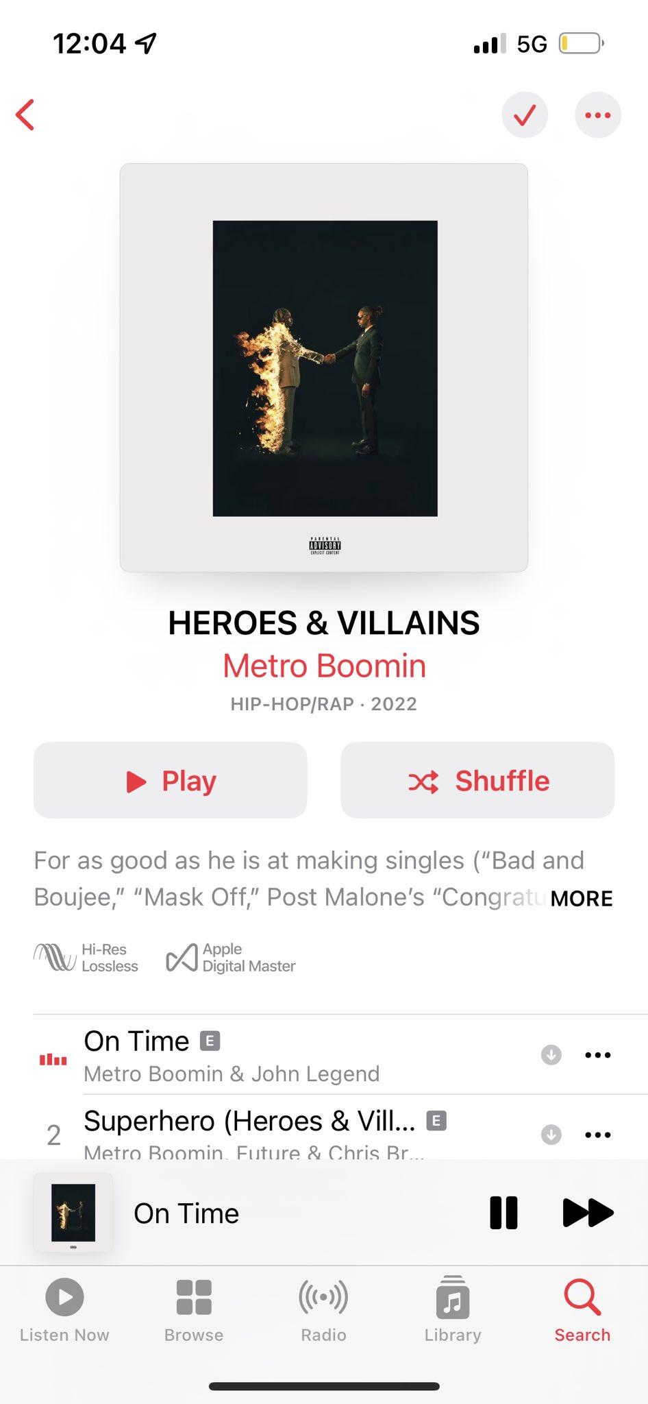 946x2048 Metro Boomin &amp; VILLAINS OUT NOW