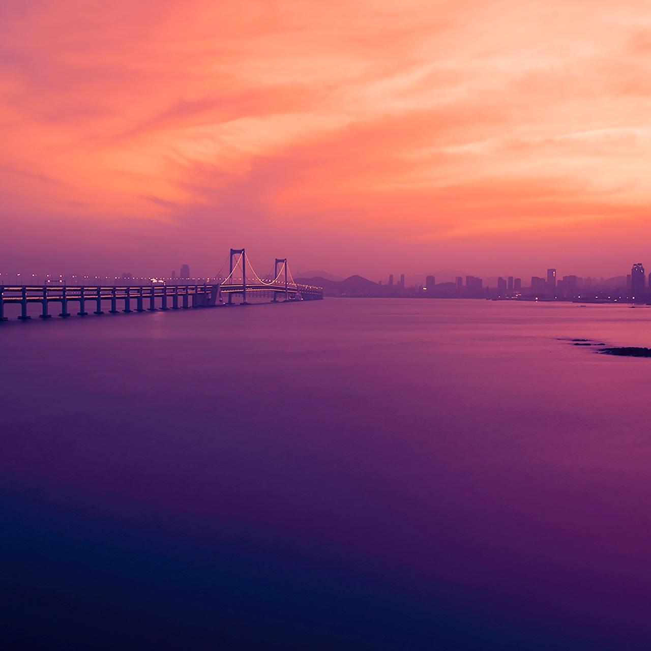 1280x1280 Wallpaper 4k Sunset Xinghai Square Dalian 4K Wallpaper