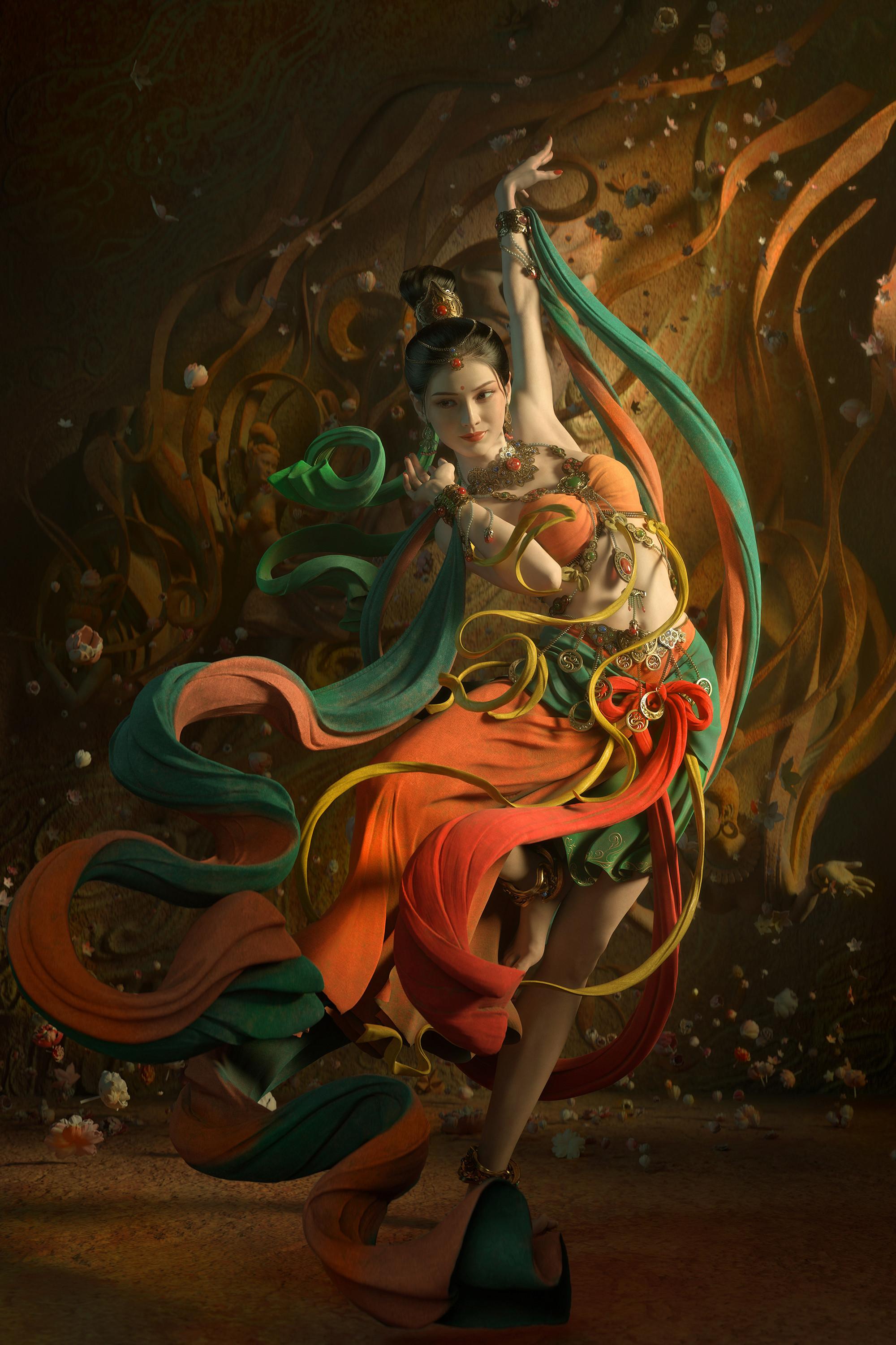 2000x3000 Qi Sheng Luo Artwork Digital Art Women Fantasy Art Fantasy Girl Wallpaper:2000x3000