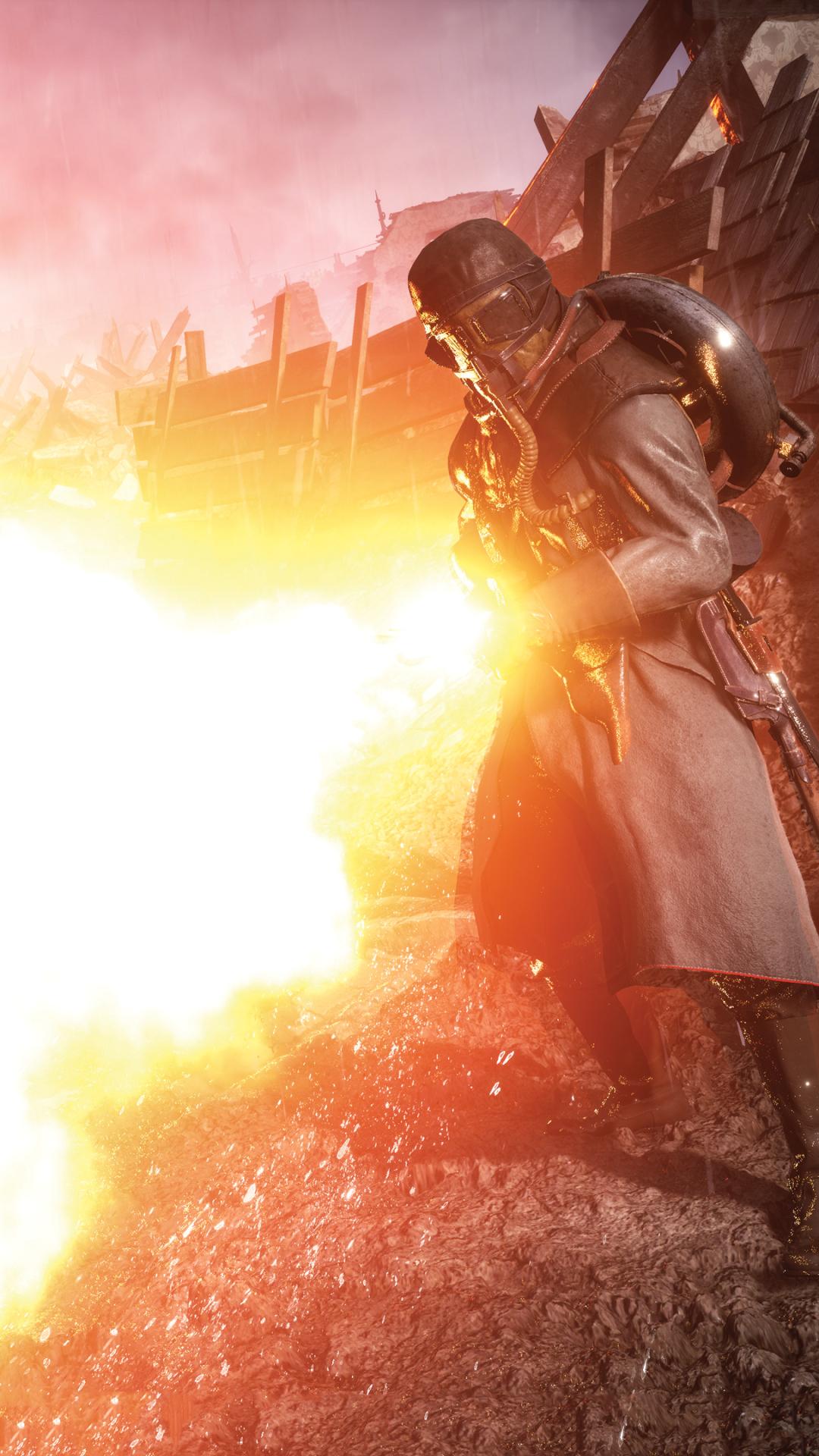 1080x1920 Download Flamethrower wallpaper for mobile phone, free Flamethrower HD picture