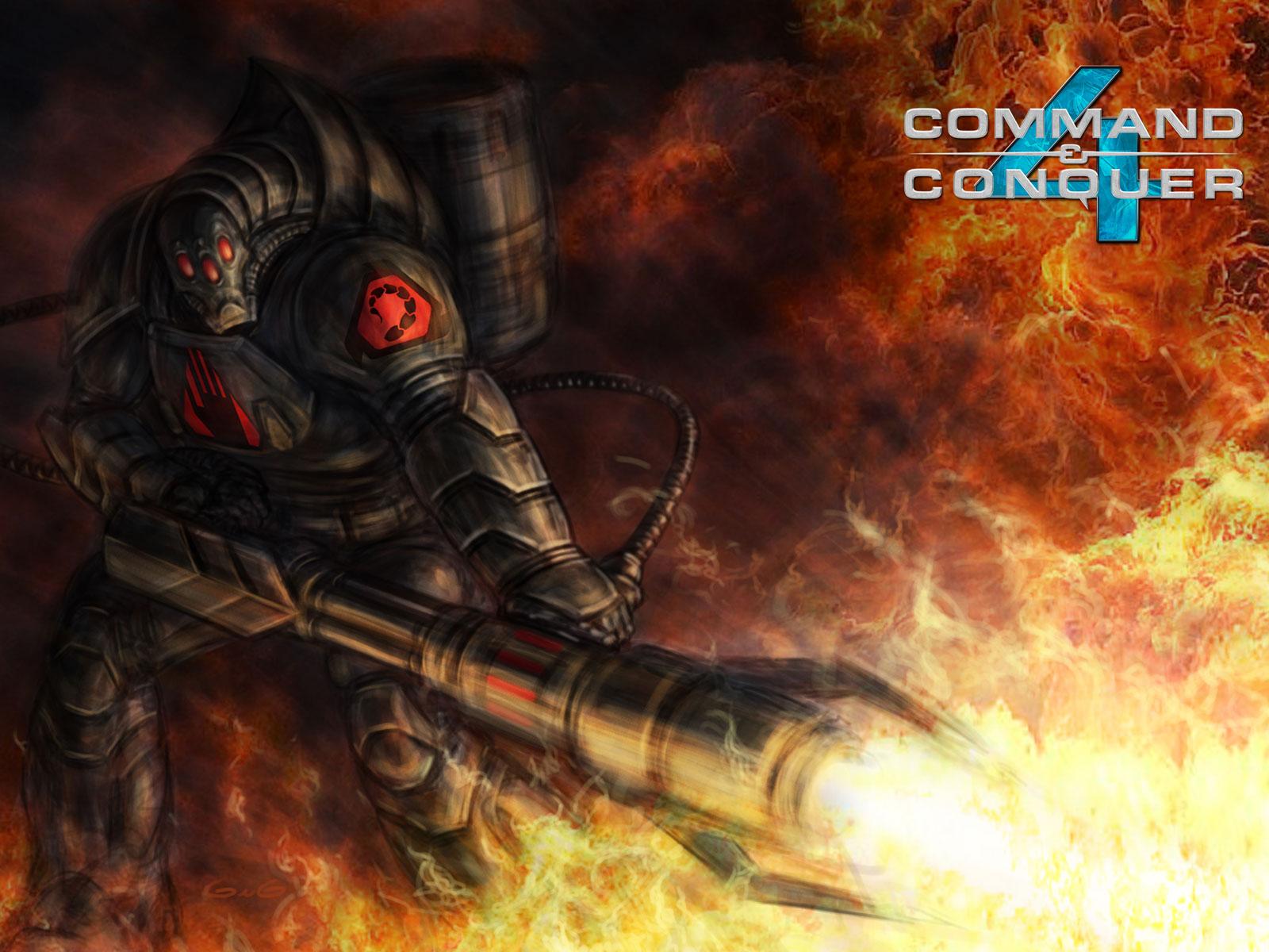1600x1200 Command And Conquer 4 Nod Flamethrower Wallpaper Concept Artwork