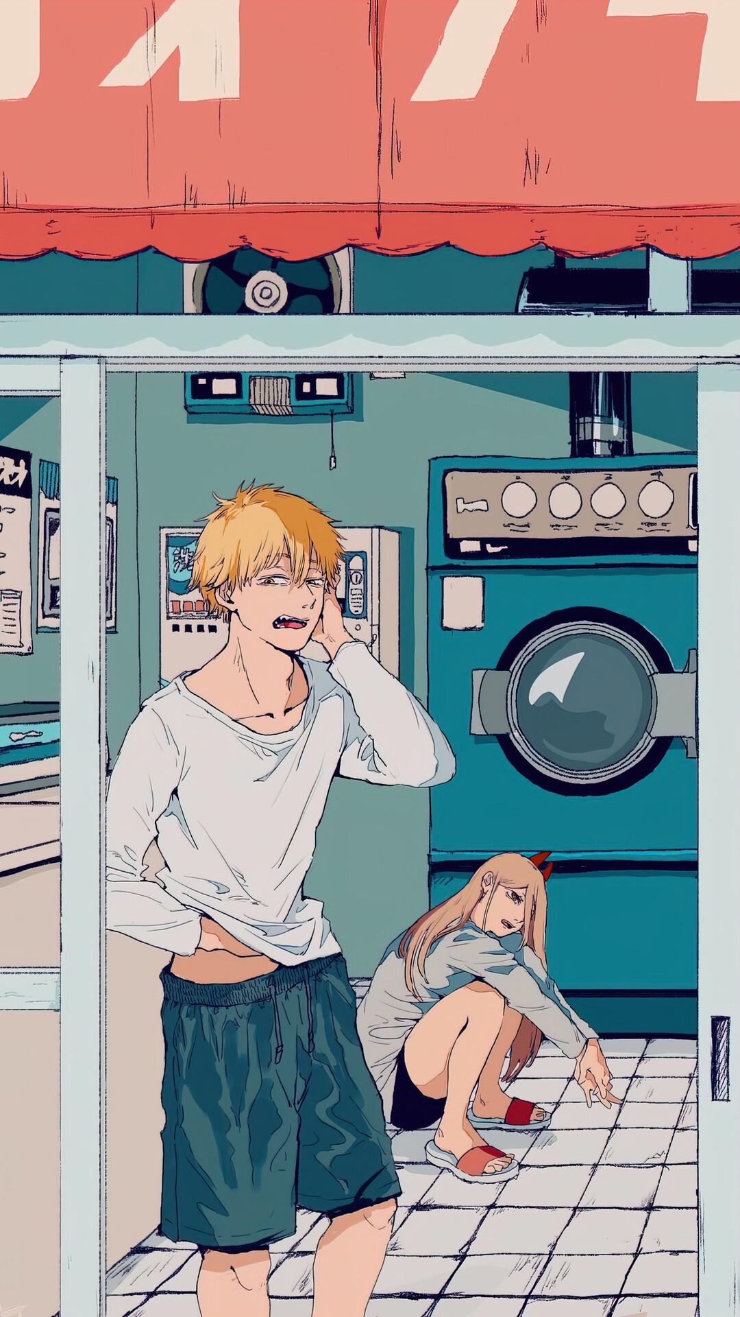 1080x1920 Chainsaw Man, Anime, Denji, Power, Aki Hayakawa Gallery HD Wallpaper