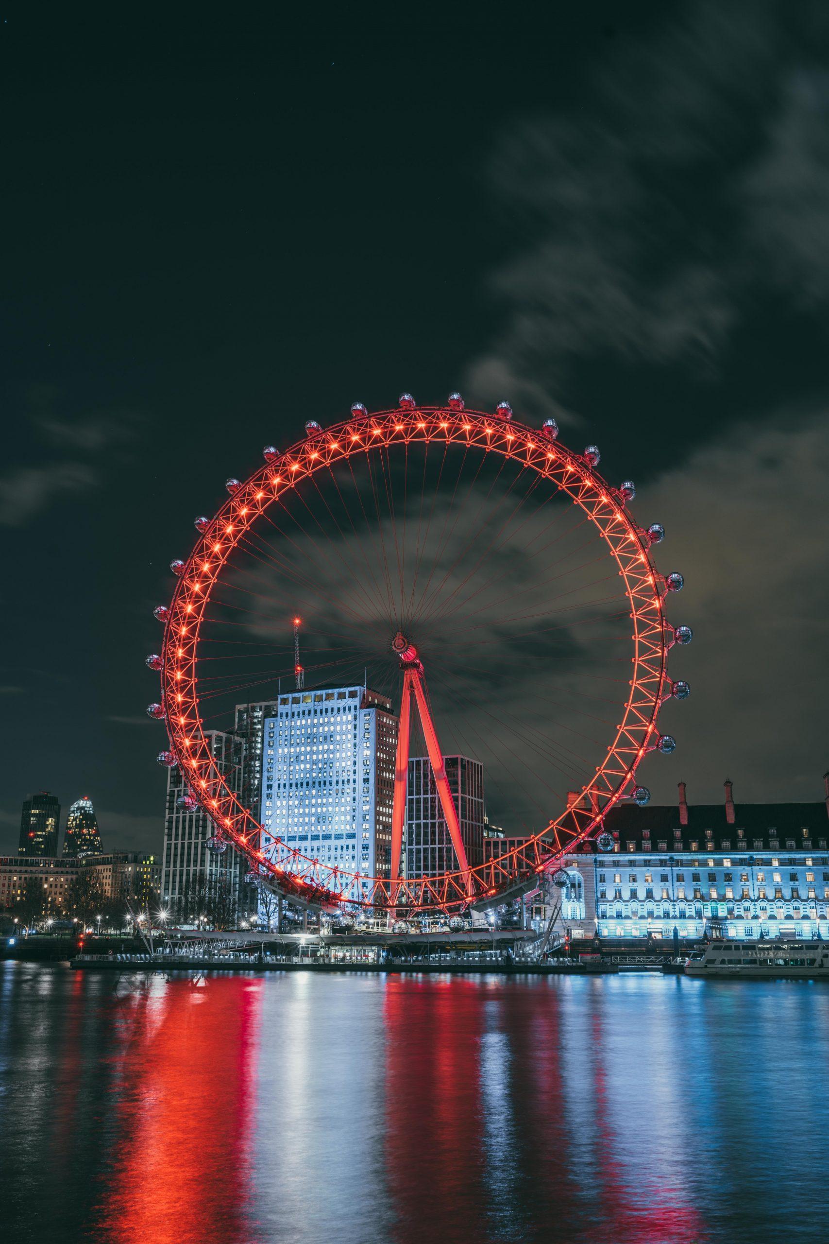1707x2560 London Eye Go Round In The London Style
