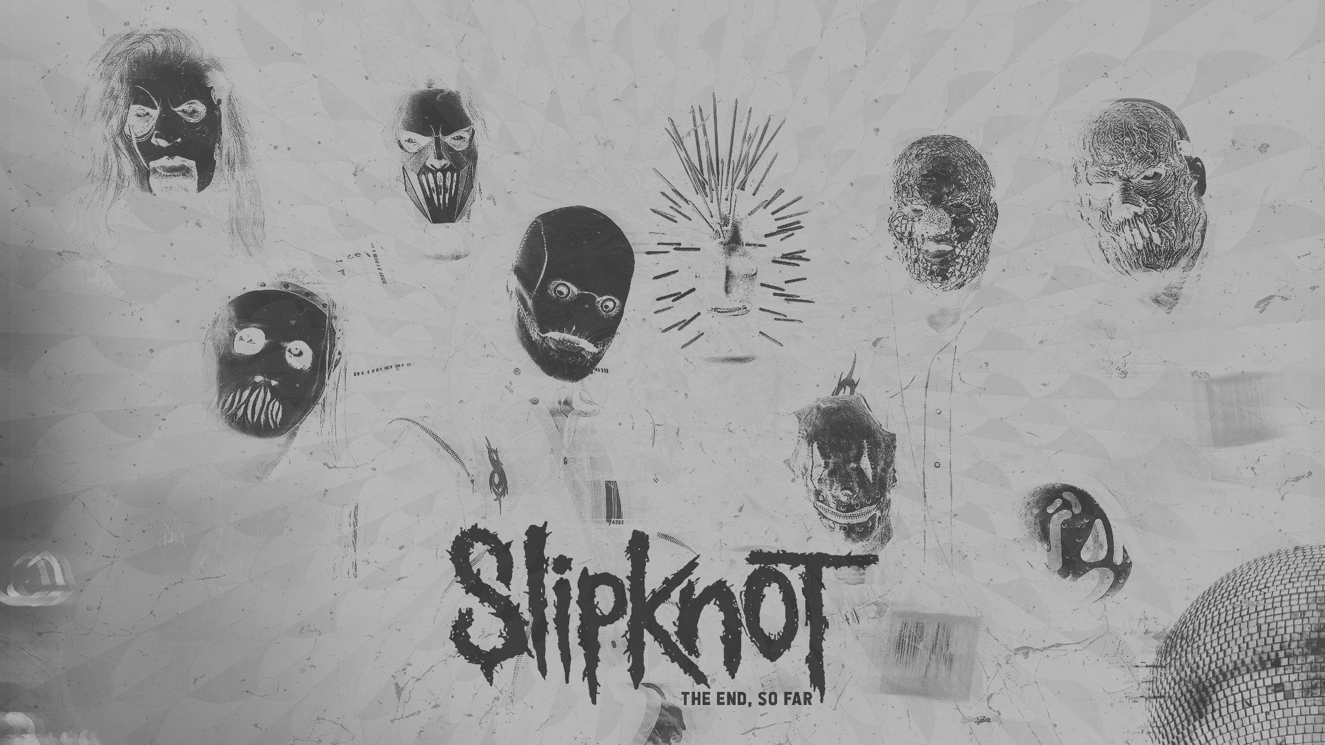 1920x1080 Slipknot The End So Far Metal Band Negative Wallpaper:1920x1080