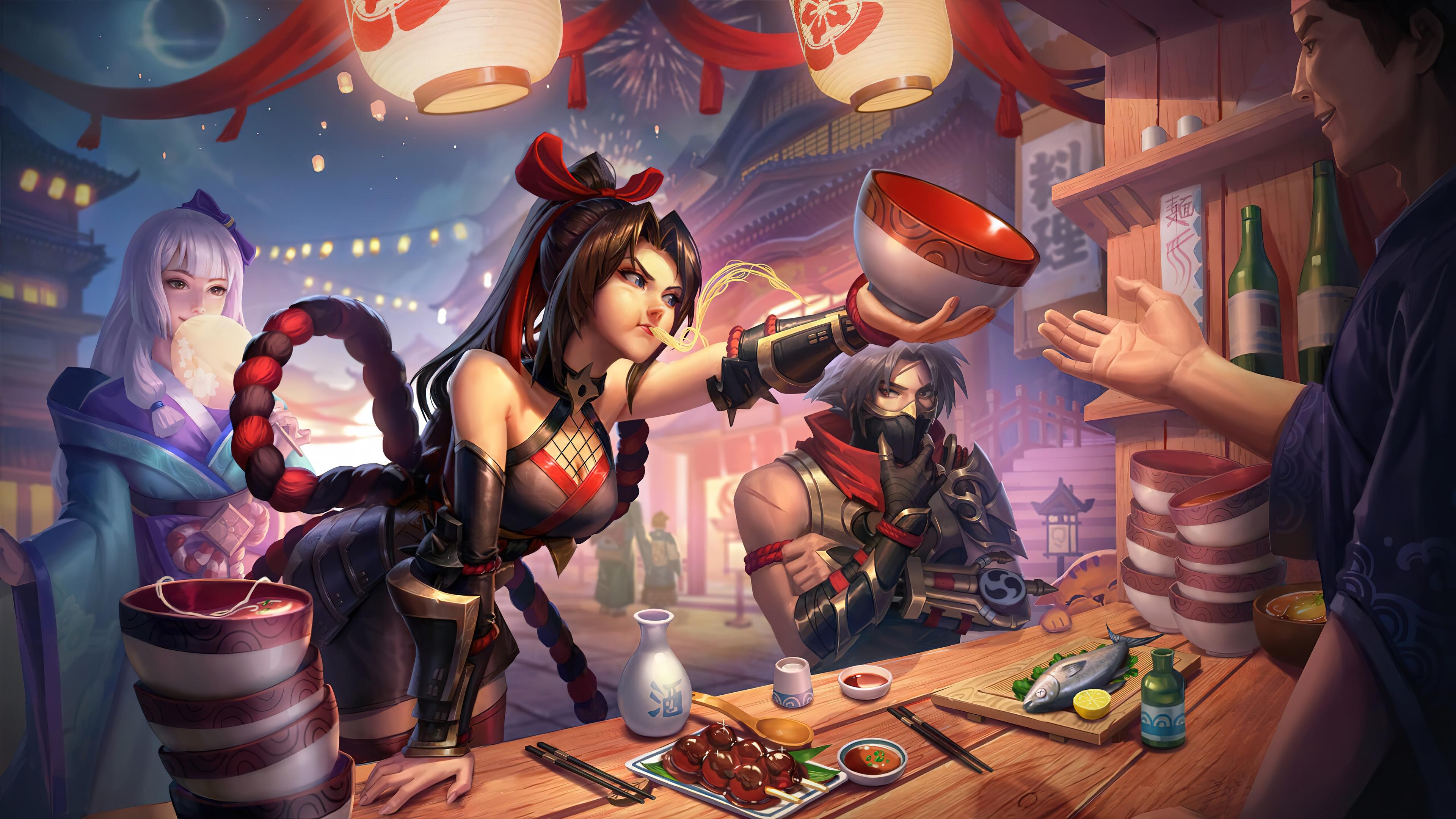 3840x2160 Angela, Summer Vibes, Skin, Mobile Legends Bang Bang, ML, MLBB, Video Game 4k Gallery HD Wallpaper