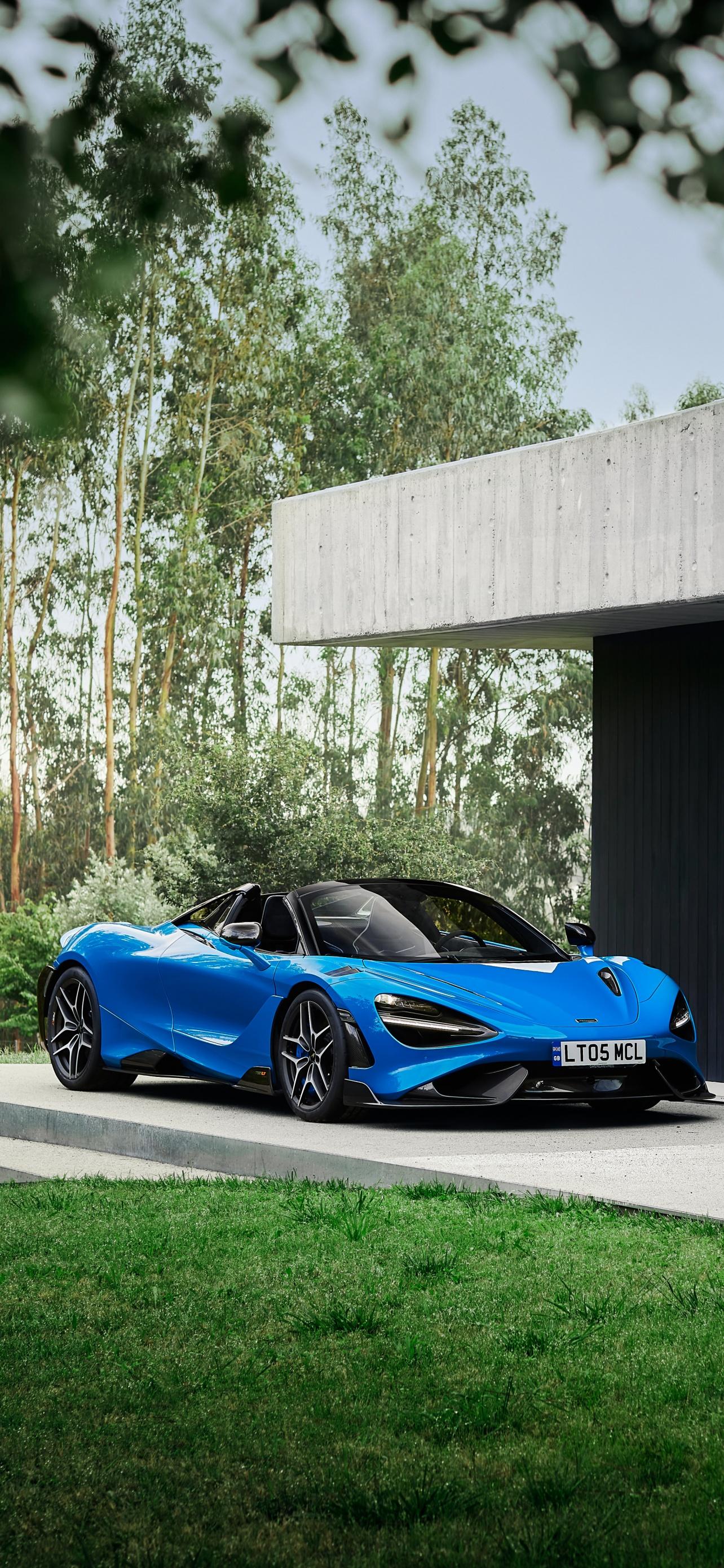 1284x2778 McLaren 765LT Spider Wallpaper 4K, Convertible, Supercars, Cars
