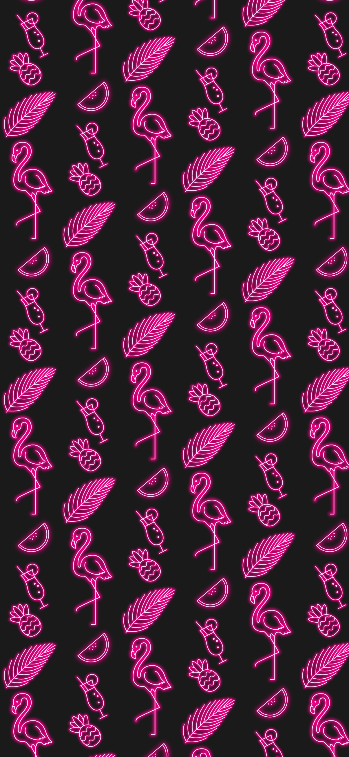 1205x2609 Pattern tropical neon