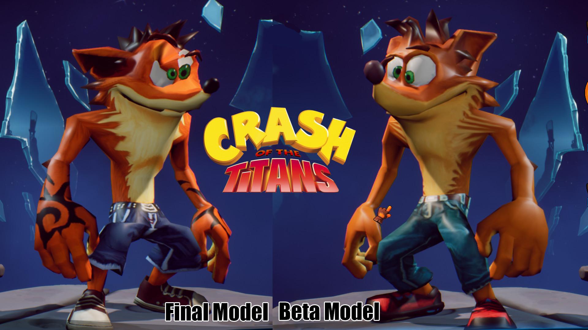 1920x1080 Crash of the Titans + Beta Model over Crash [Crash Bandicoot 4: It's About Time] [Mods]