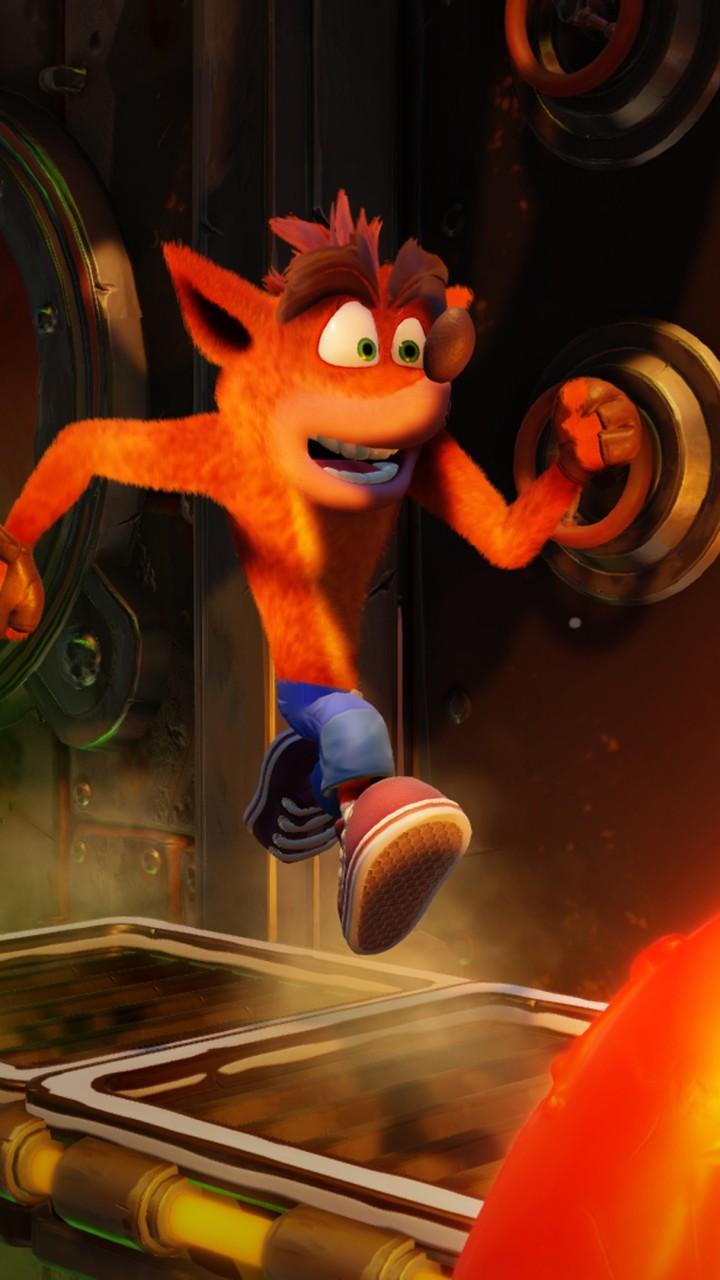 720x1280 Wallpaper Crash Bandicoot N. Sane Trilogy, 4k, E3 screenshot, Games