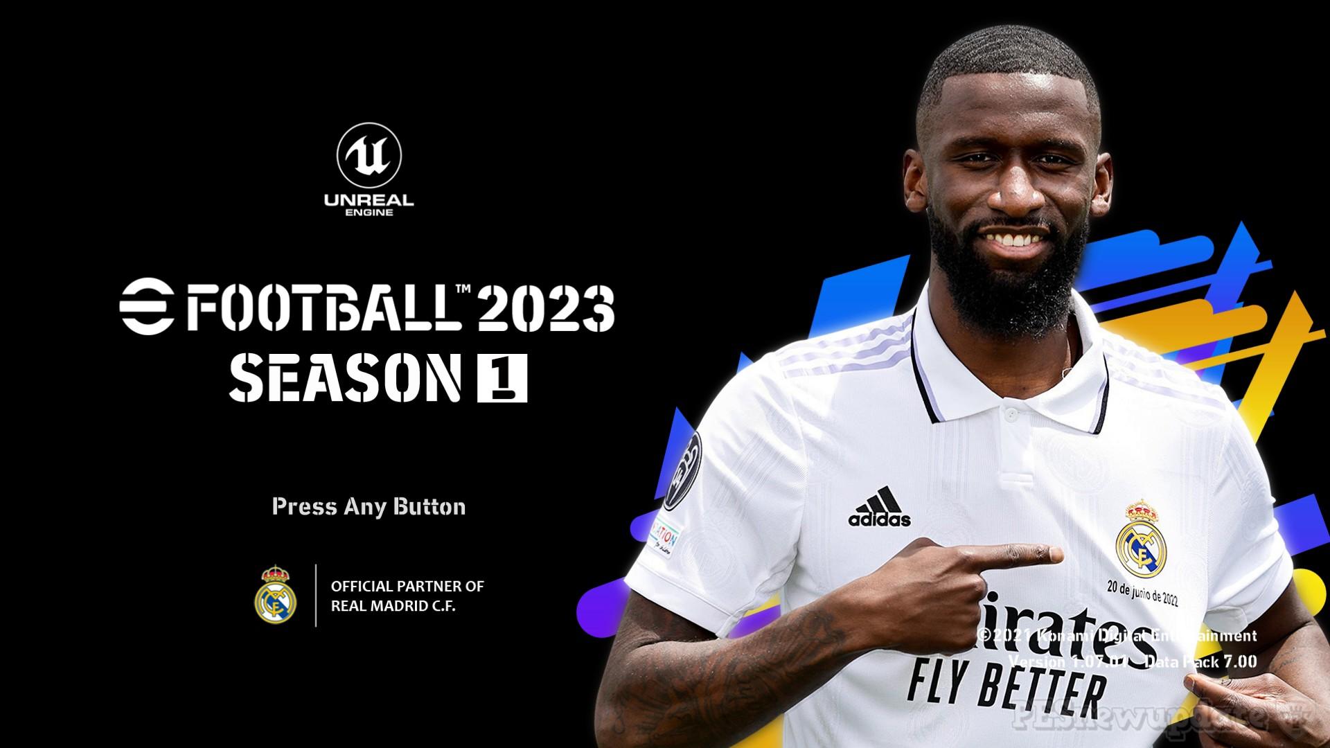 1920x1080 eFootball 2023 SEASON 1 CONCEPT V2 Menu by PESNewupdate PESNewupdate.com. Free Download Latest Pro Evolution Soccer Patch & Updates