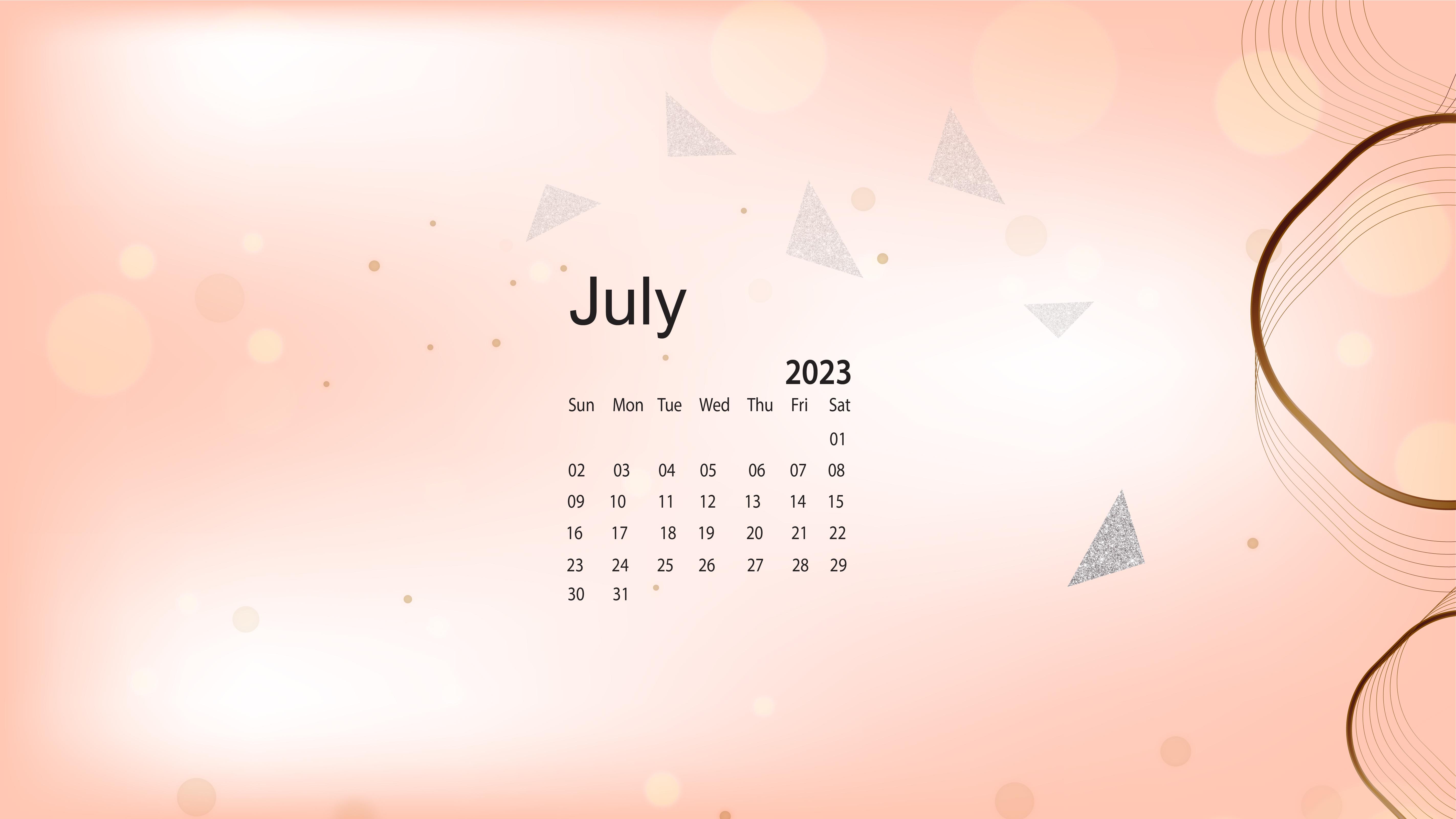 July 2023 Calendar Wallpapers Top Free July 2023 Calendar Backgrounds