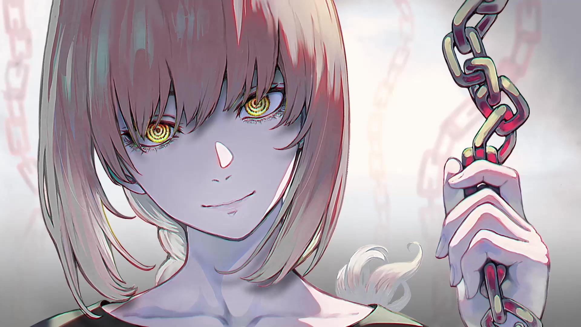 1920x1080 Makima Chainsaw Man Live Wallpaper