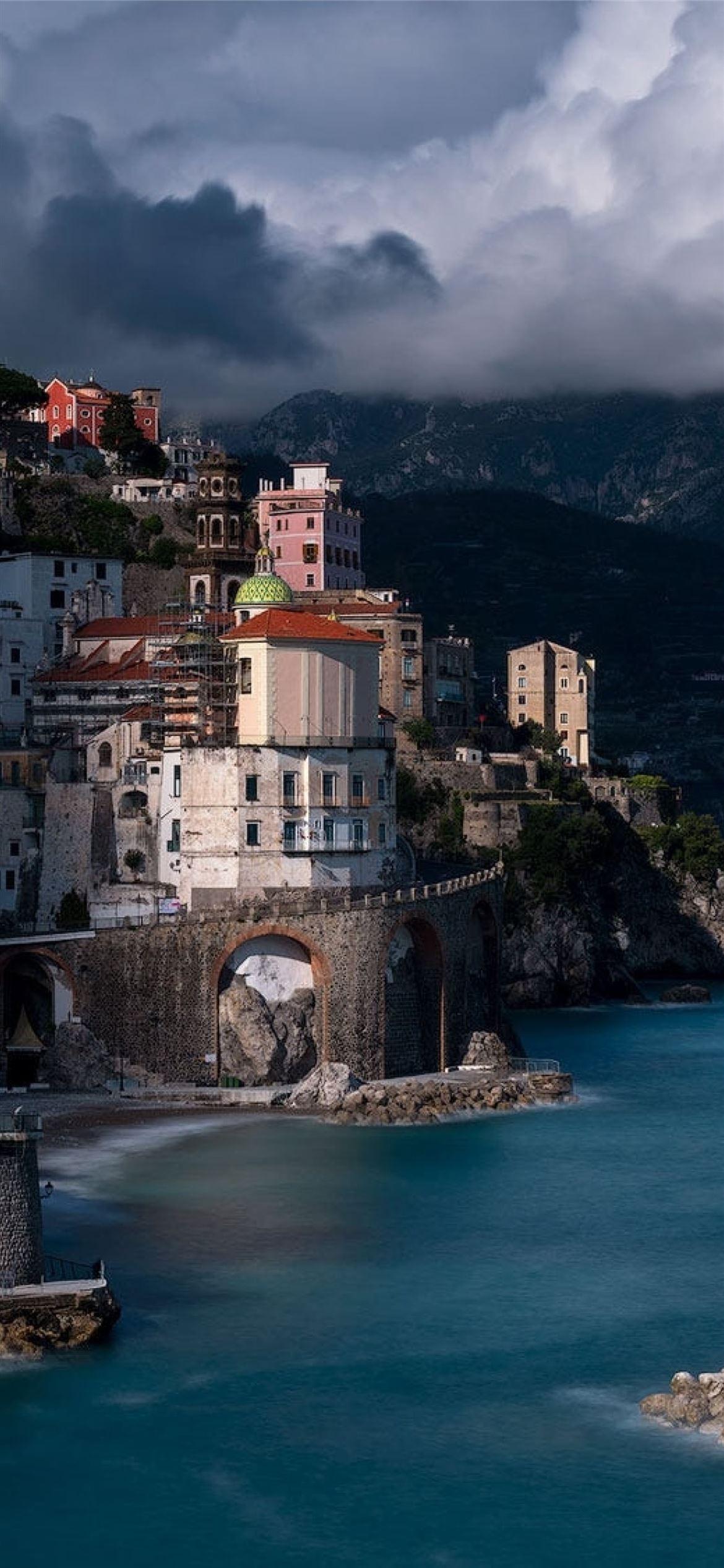 1170x2532 Amalfi Coast Italy Sony Xperia X XZ Z5 Premium HD. iPhone Wallpaper Free Download