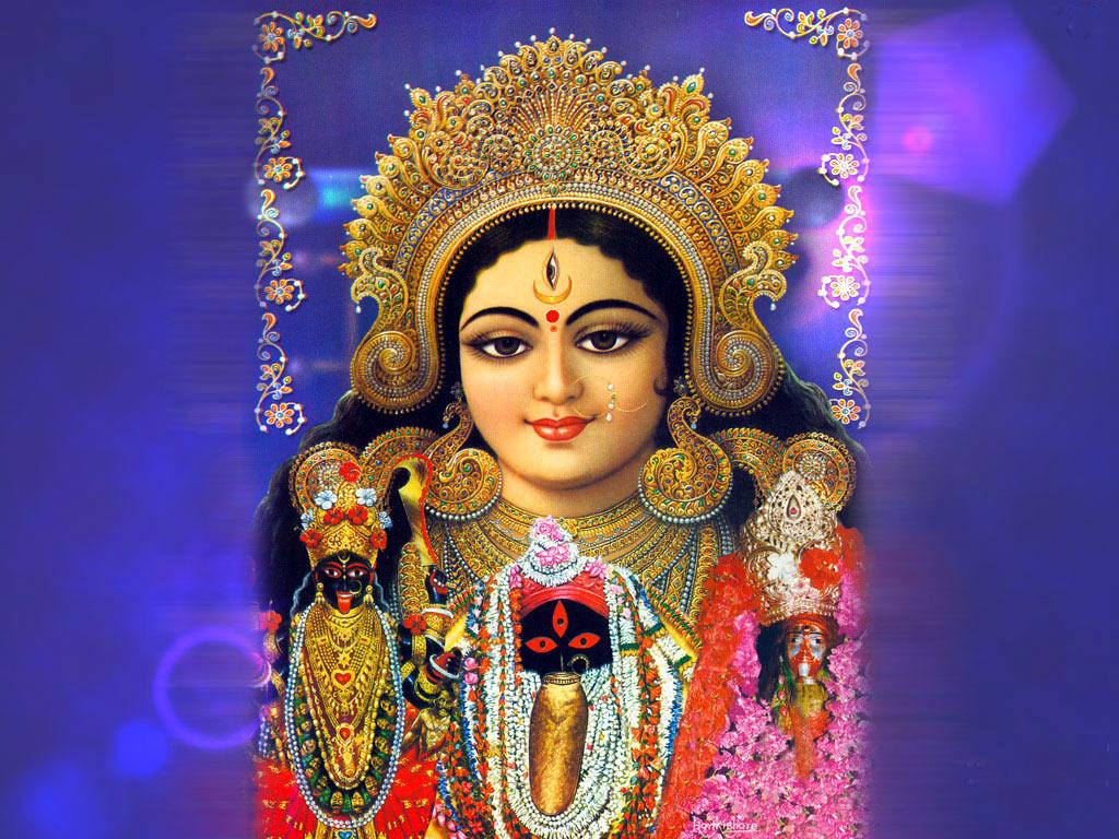 1024x768 Hindu God Maa Durga Wallpaper Free Download