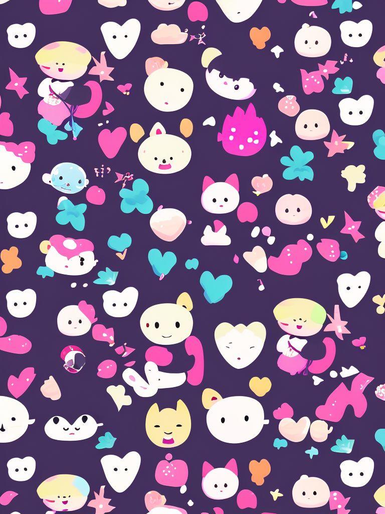 768x1024 Free Kawaii iPhone Wallpaper Maker