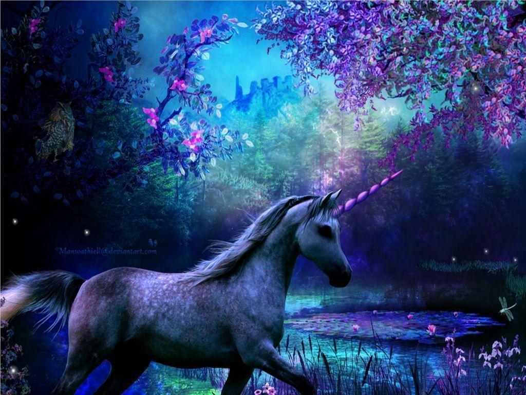 1024x768 Unicorn Desktop Background