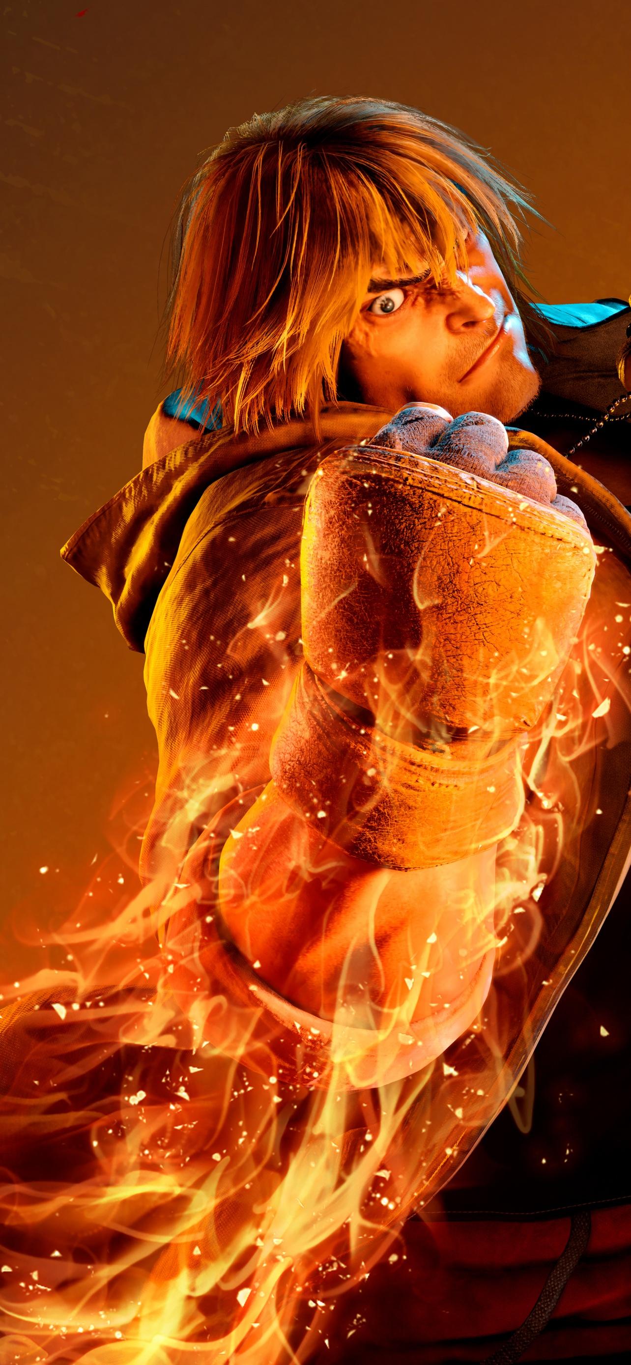 1284x2778 Ken Wallpaper 4K, Street Fighter Games