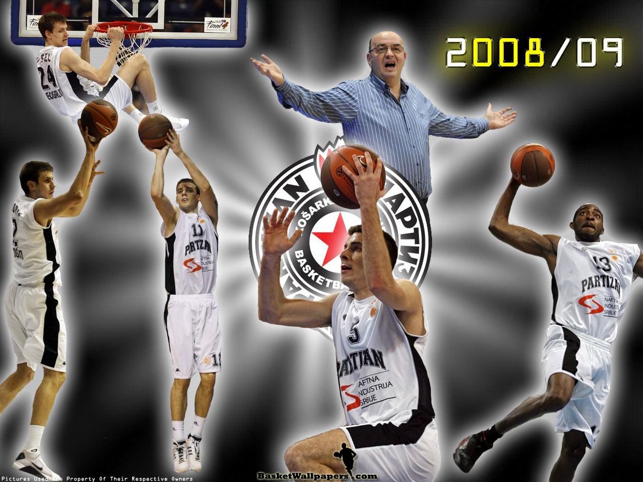 1280x960 Partizan Belgrade 2008 09 Wallpaper. Basketball Wallpaper At