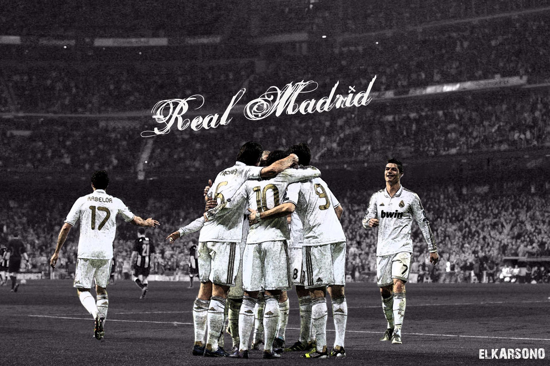 1920x1280 Real Madrid Celebrating Wallpaper HD 2017