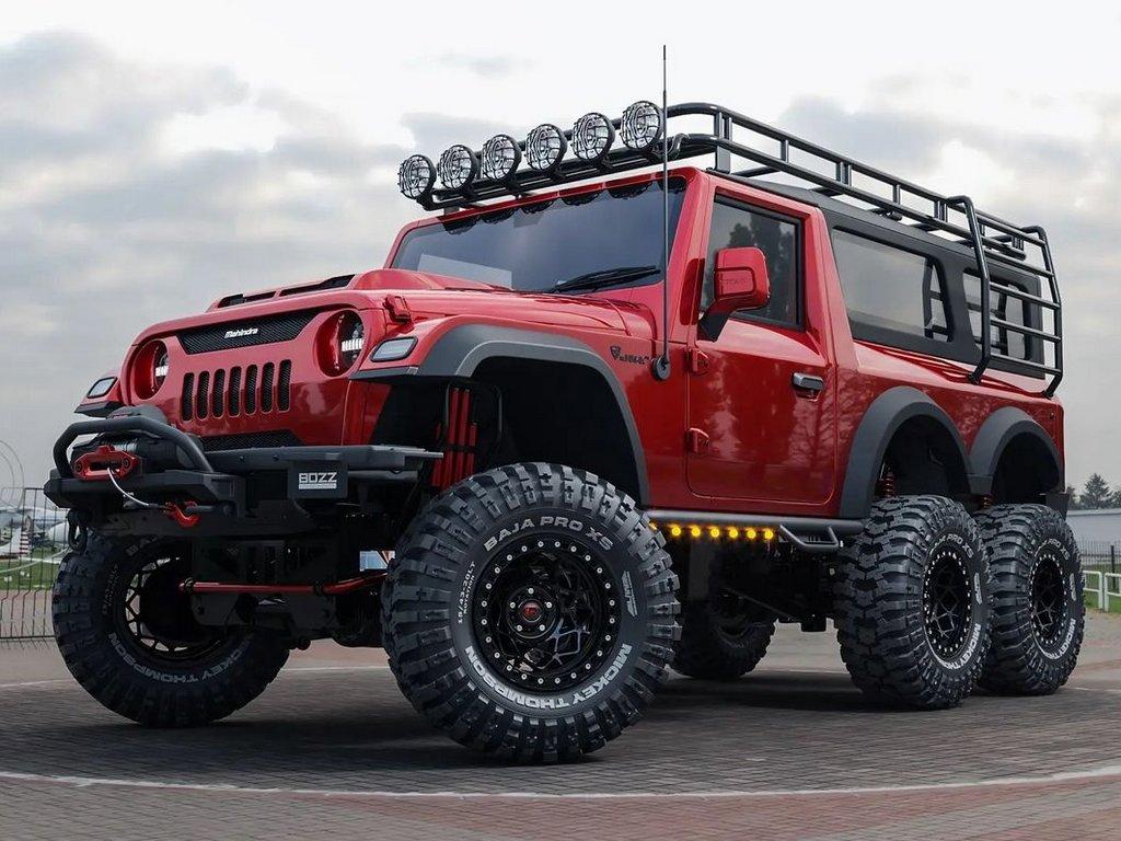 1024x768 Mahindra Thar 6x6 Concept Out Of The World Of Mad Max