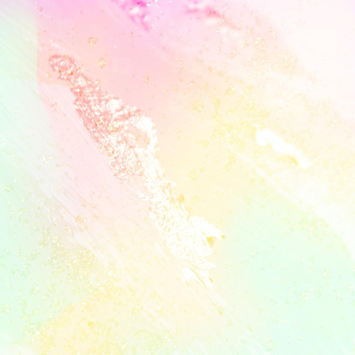 1184x1184 Rainbow holographic unicorn pastel colorful background with gold