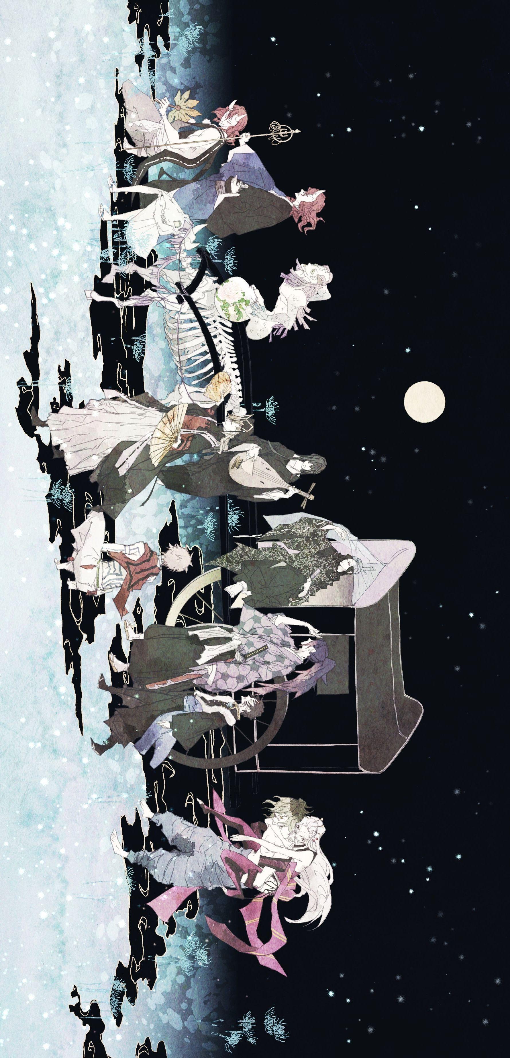 1780x3689 鬼滅の刃 -illustration- Anime demon, Anime artwork, Anime artwork wallpaper