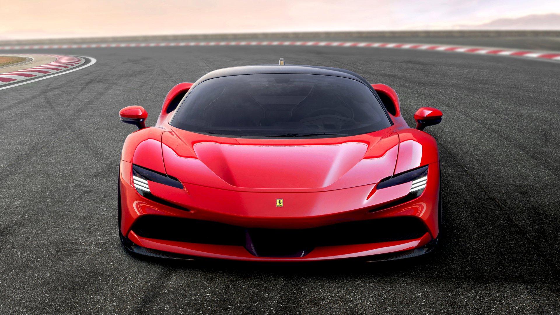 1920x1080 4K Ferrari SF90 Stradale Wallpaper and Background Image