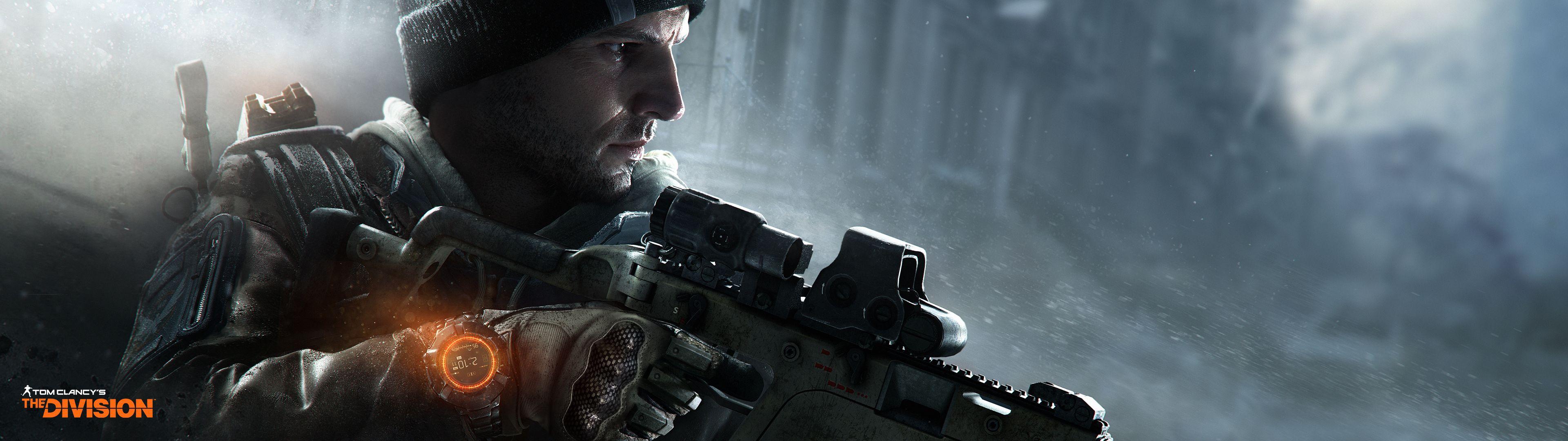 3840x1080 Photos Tom Clancy Sniper rifle Snipers The Division Games 3840x1080