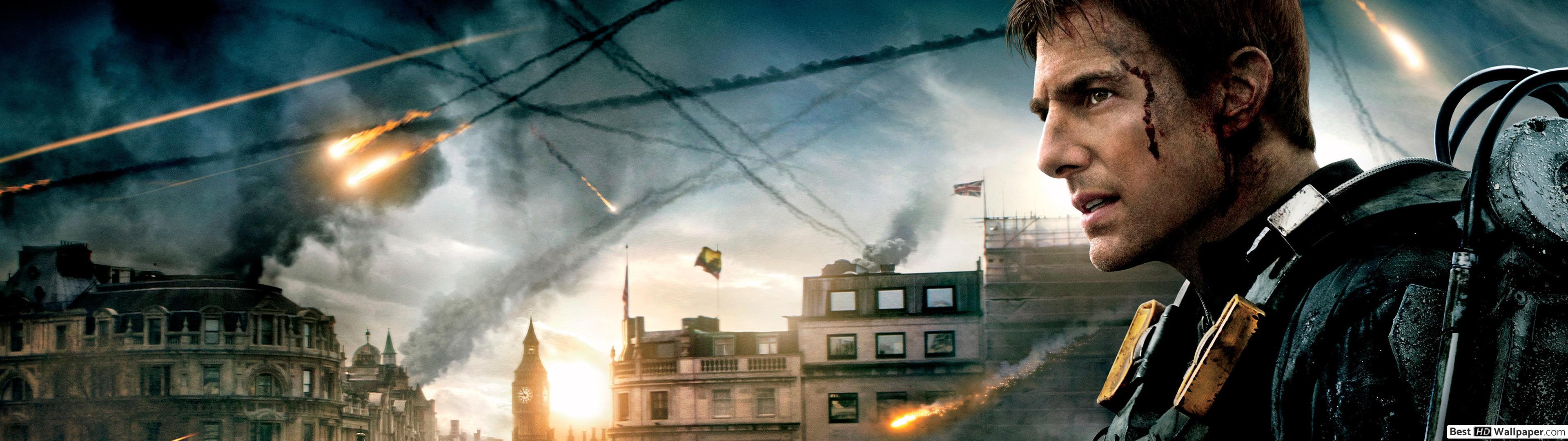 3840x1080 Edge of Tomorrow movie Cruise HD wallpaper download