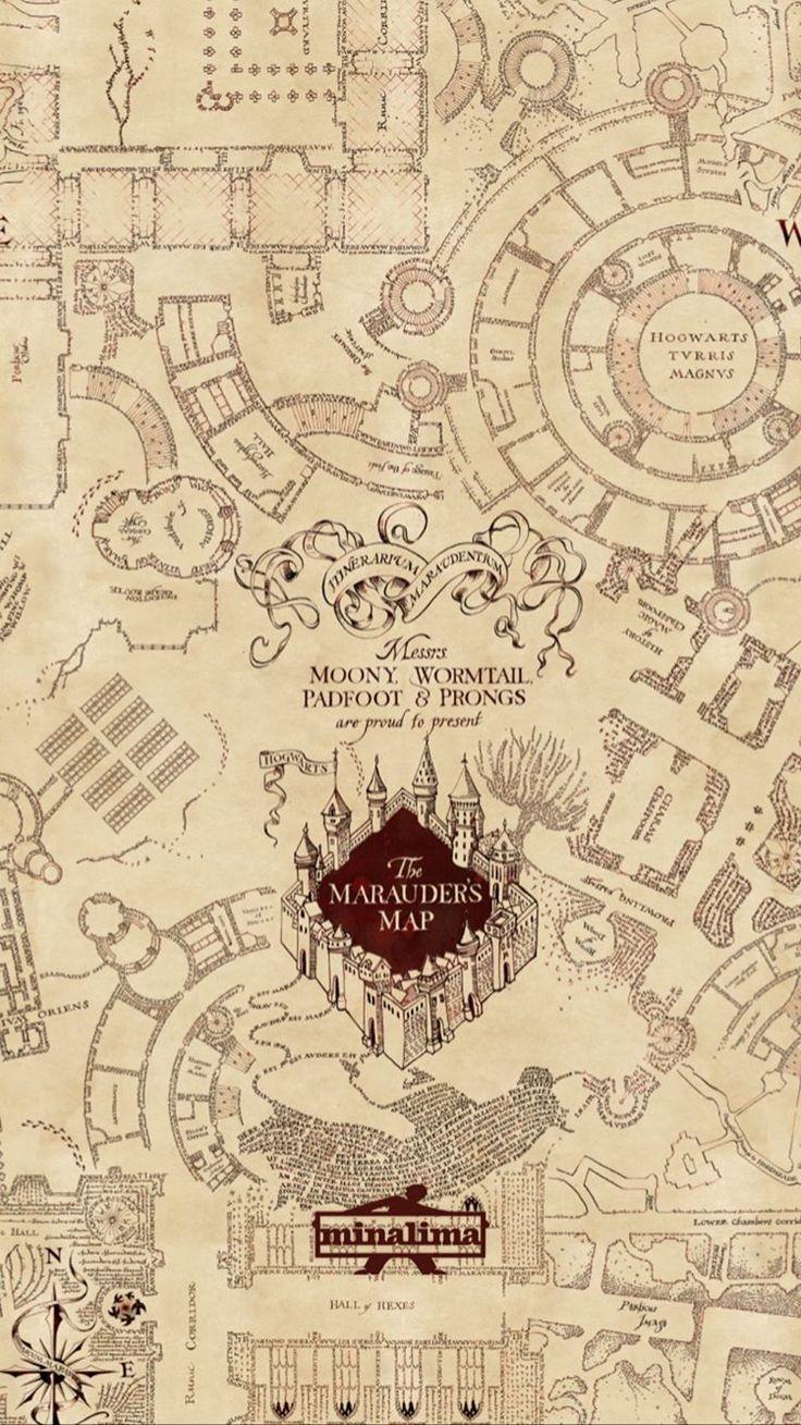 736x1309 Harry Potter Marauder's Map Wallpaper