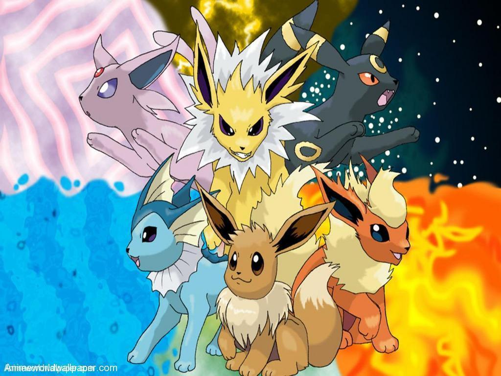 1024x768 Eevee Evolutions Wallpaper