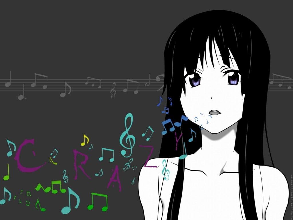 1024x768 Wallpaper / mask, one person, representation, studio shot, anime girls, Dont Say Lazy, young adult, Akiyama Mio, front view, unrecognizable person, disguise free download