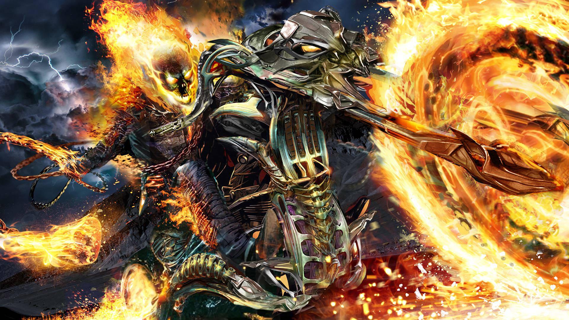 1920x1080 Hell King Ghost Rider Wallpaper