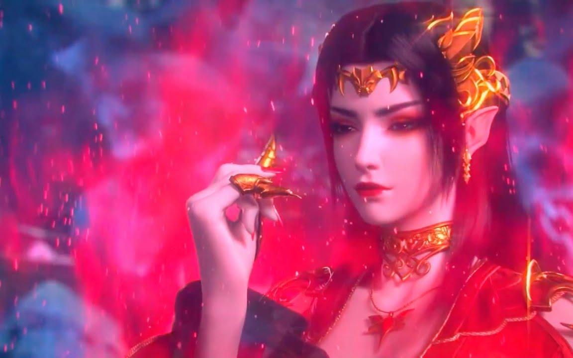 1152x720 การต่อสู้ผ่านสวรรค์ AMV 彩鳞Cai Lin Queen Medusa Ya Fei Yun Yun Hey Mama (DISTO Remix)❤️‍