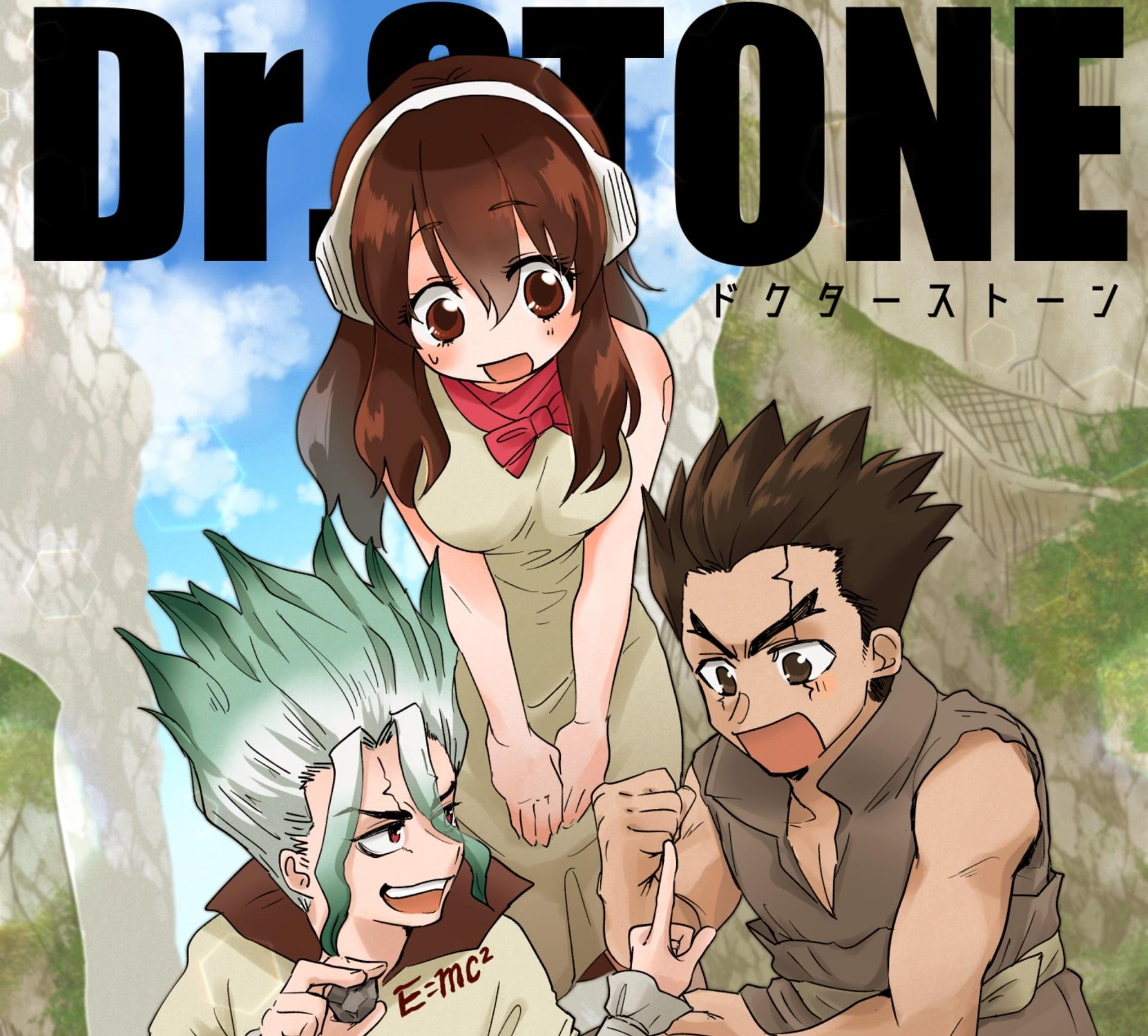 1920x1734 Wallpaper / Senku Ishigami, Yuzuriha Ogawa, Taiju Oki, Dr. Stone, 1080P, Anime free download