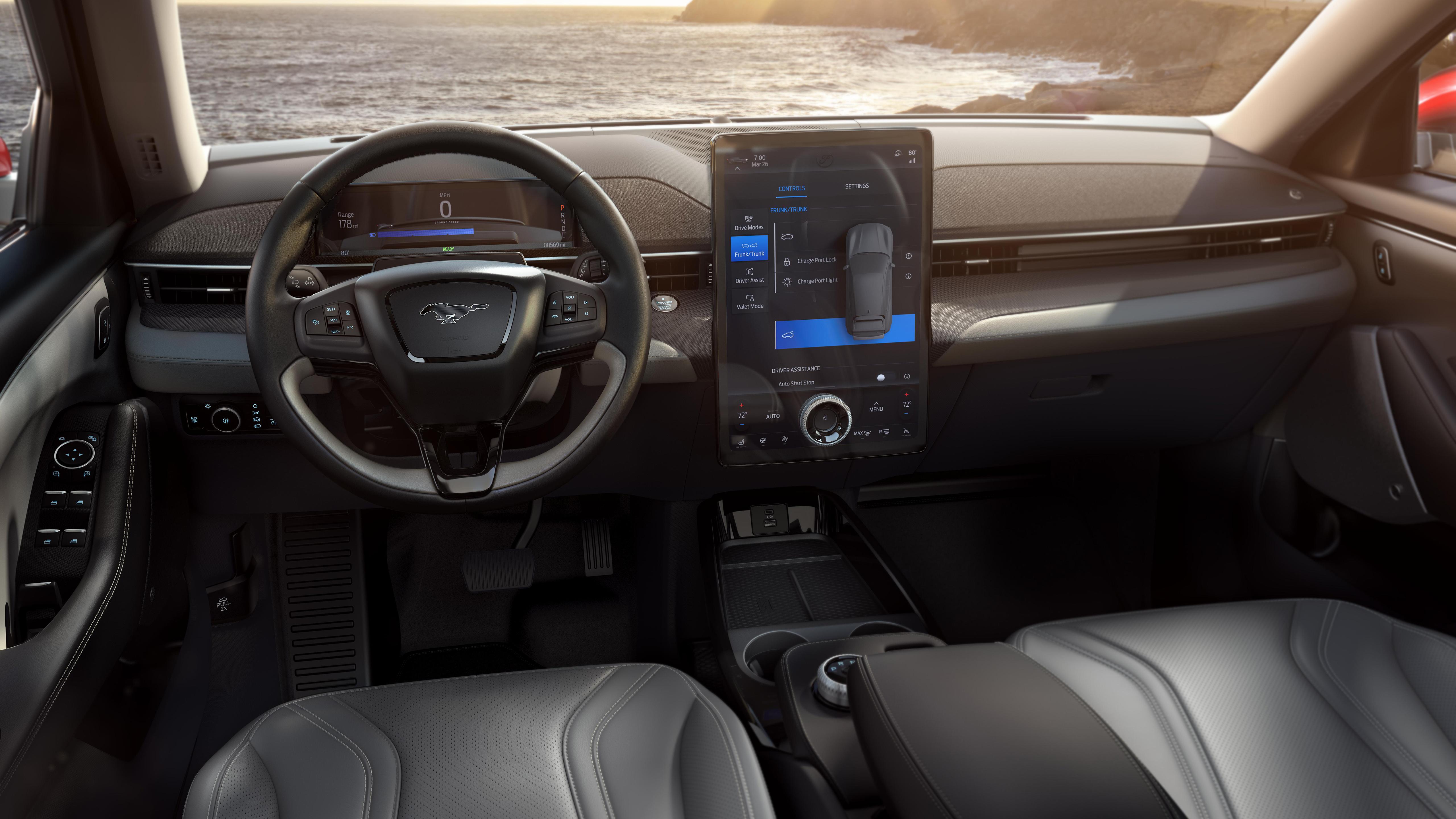 5120x2880 Ford Mustang Mach E 4K Interior Wallpaper Car Wallpaper