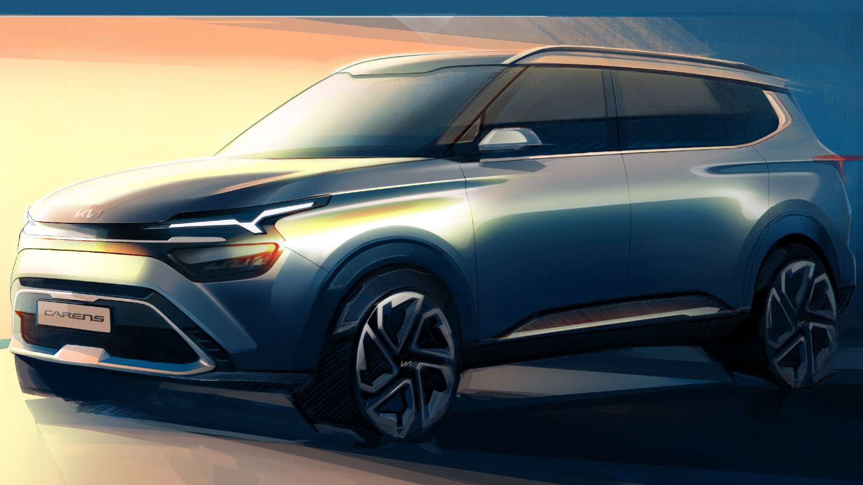 1737x977 Kia Carens previewed in design sketches ahead of world premiere on 16 December: Check out new picture- Technology News, Firstpost