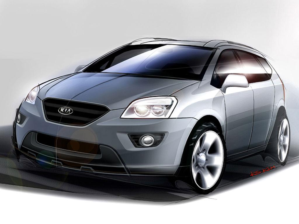1024x768 Kia Carens Concept Wallpaper and Image Gallery