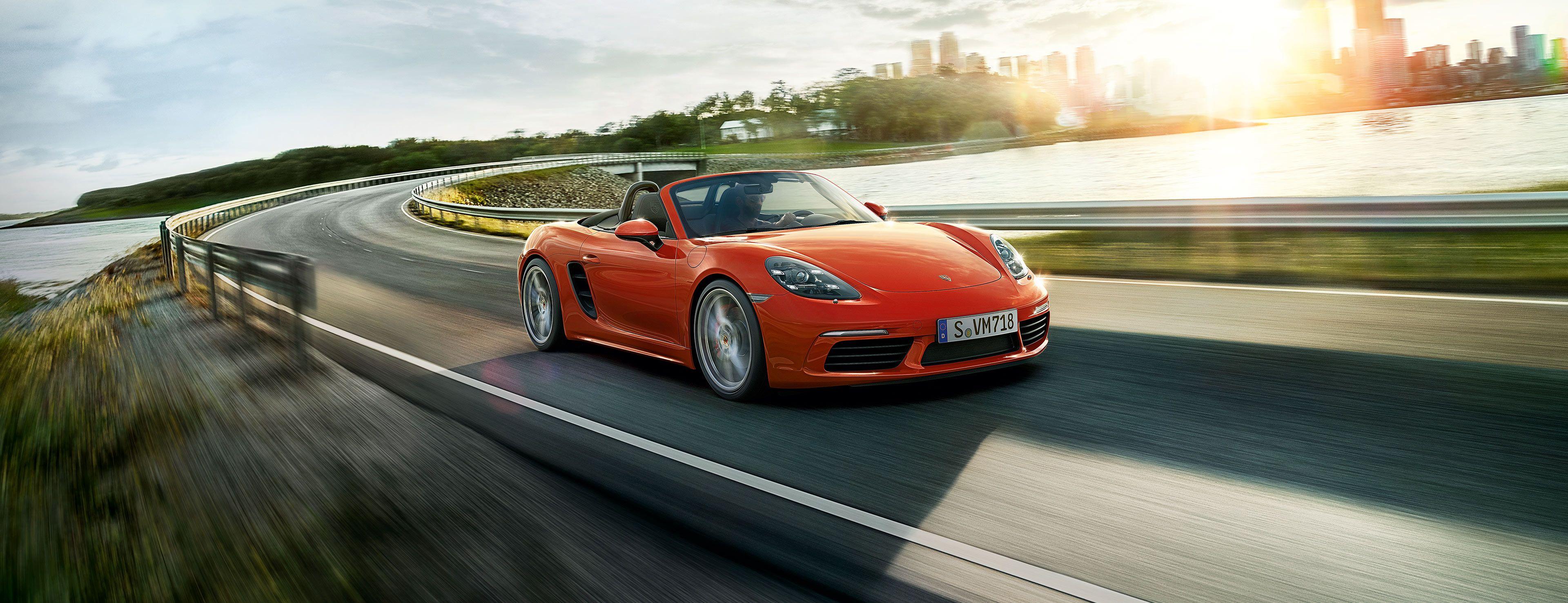 3840x1476 Porsche 718 Boxster