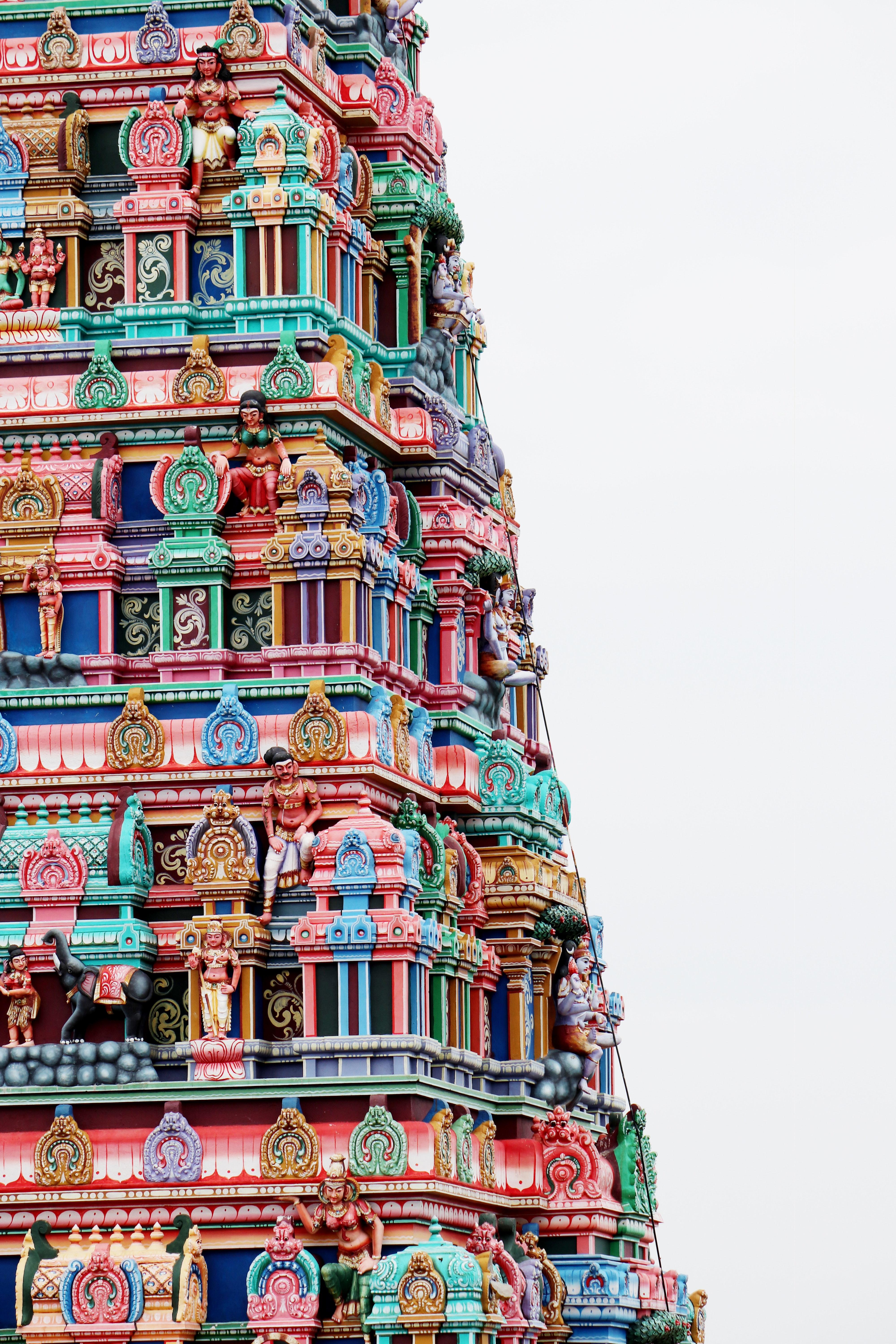 4000x6000 Meenakshi Temple Gopura, Madurai, India · Free