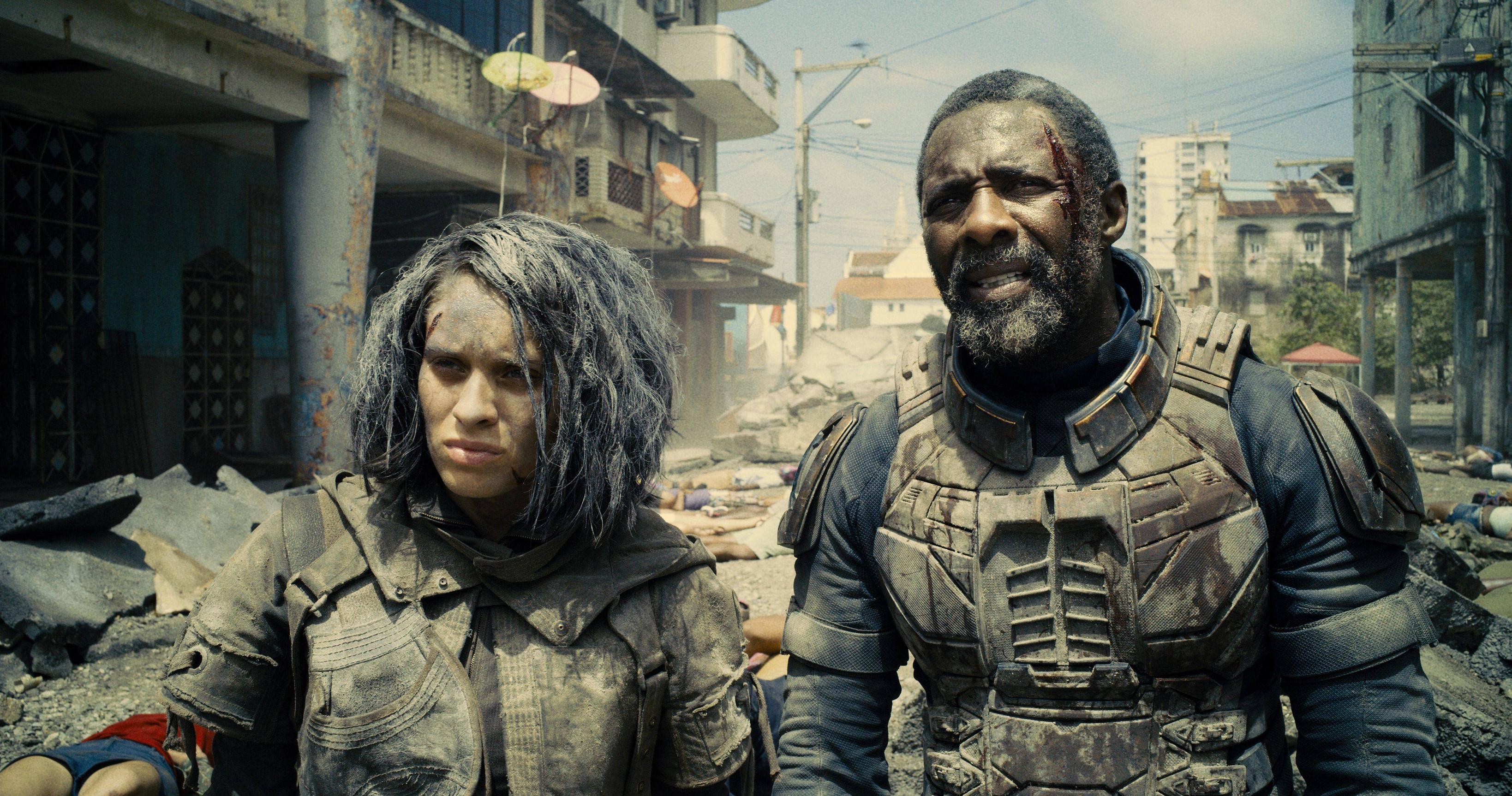 3277x1726 The Suicide Squad Idris Elba Daniela Melchior, HD Movies, 4k Wallpaper, Image, Background, Photo and Picture