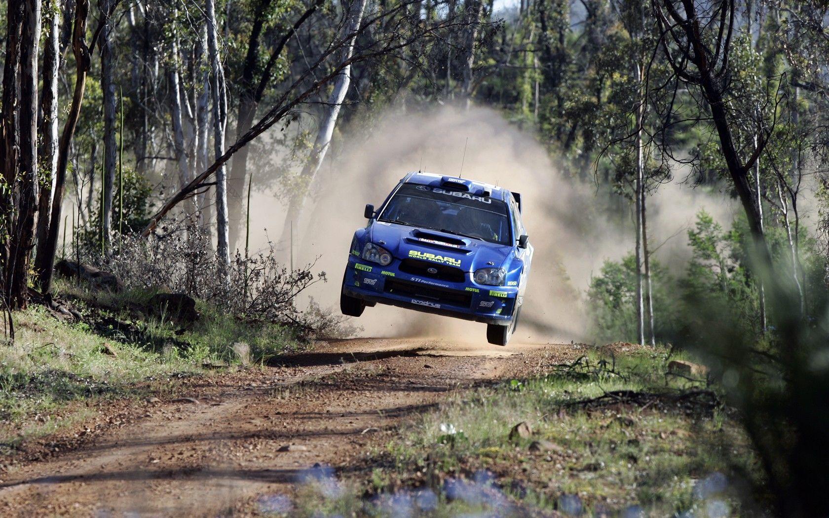 1680x1050 Subaru, Subaru WRX STI, Wrc, Racing, Car, Rally Cars, Jumping