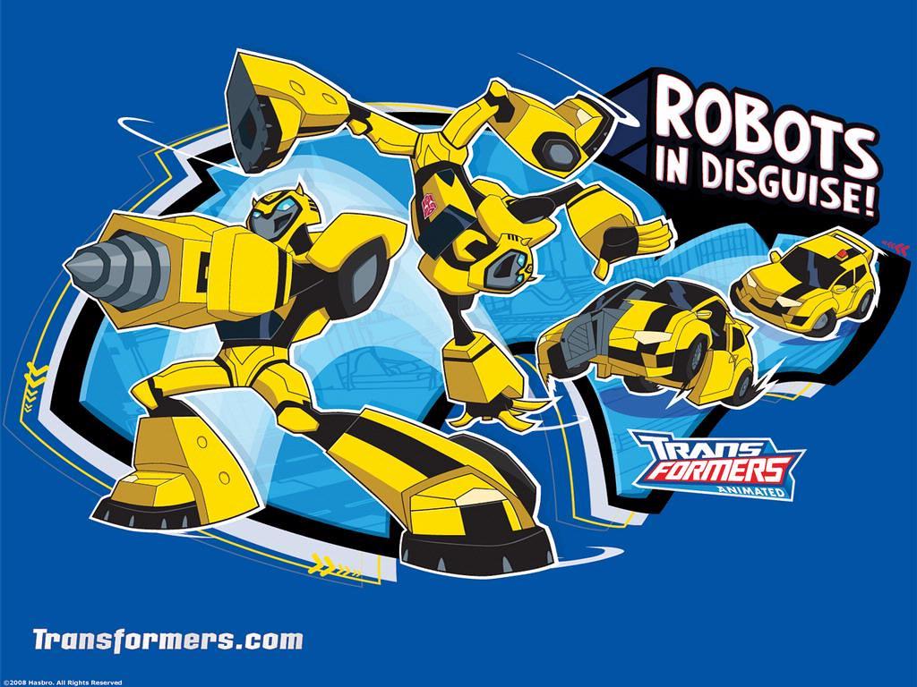 1024x768 Animated Bumblebee. Transformers, Robots In Disguise!