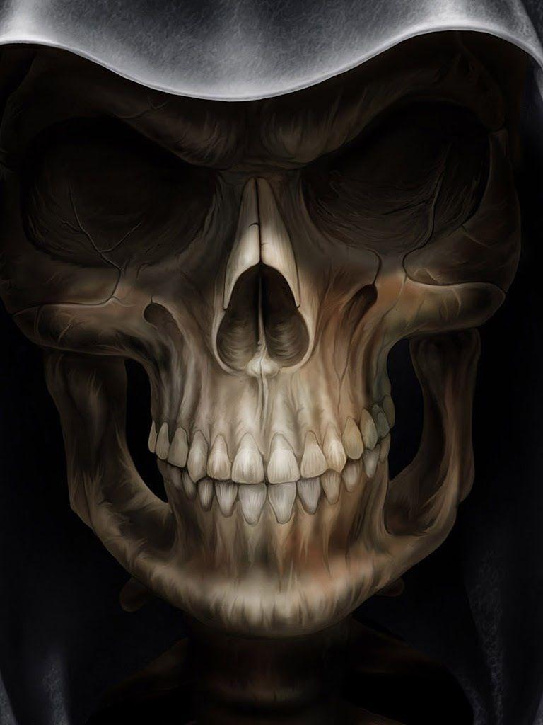 768x1024 Sick Skulls. Grim reaper, Skull