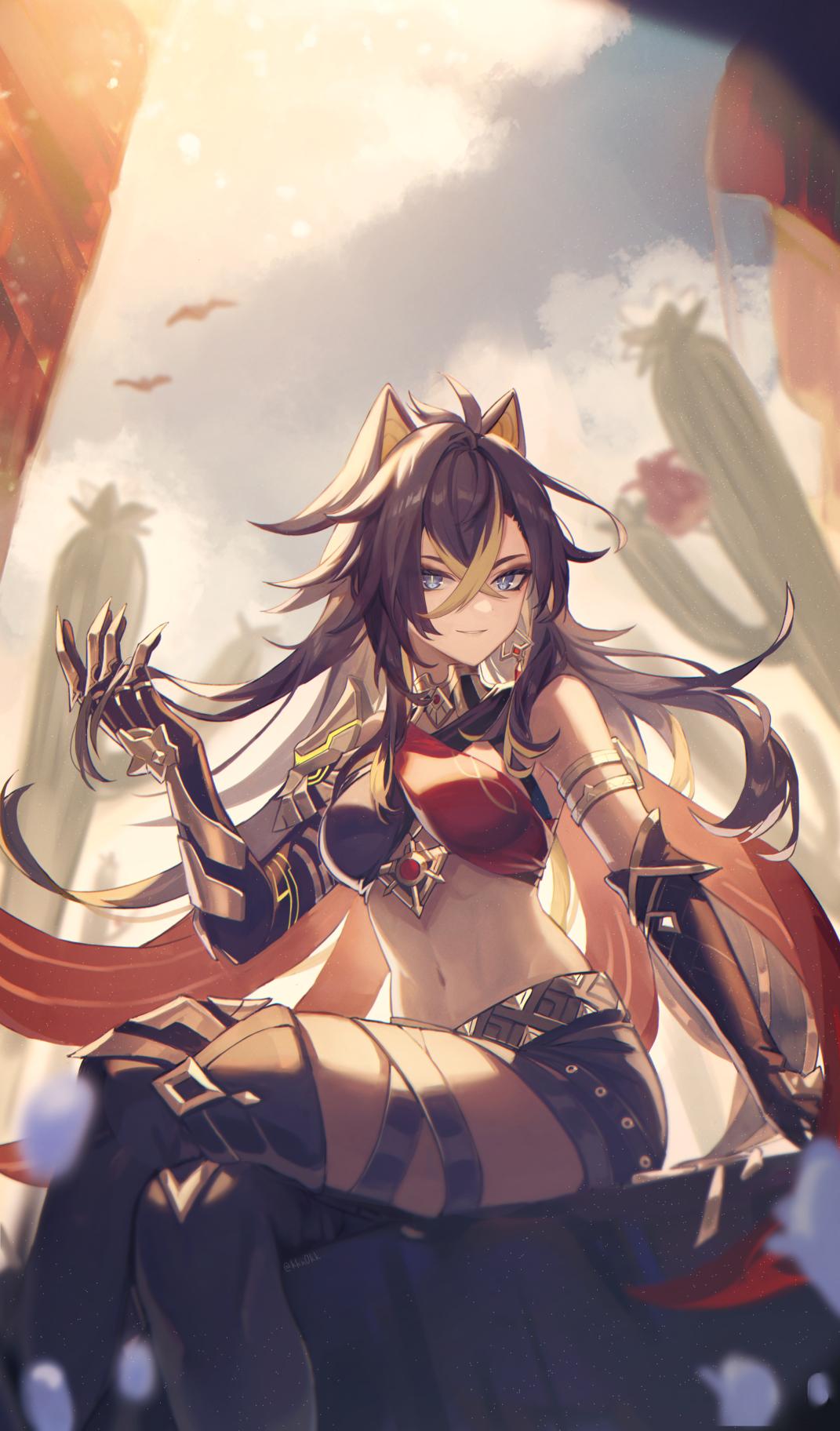 1071x1824 Dehya Impact Anime Image Board