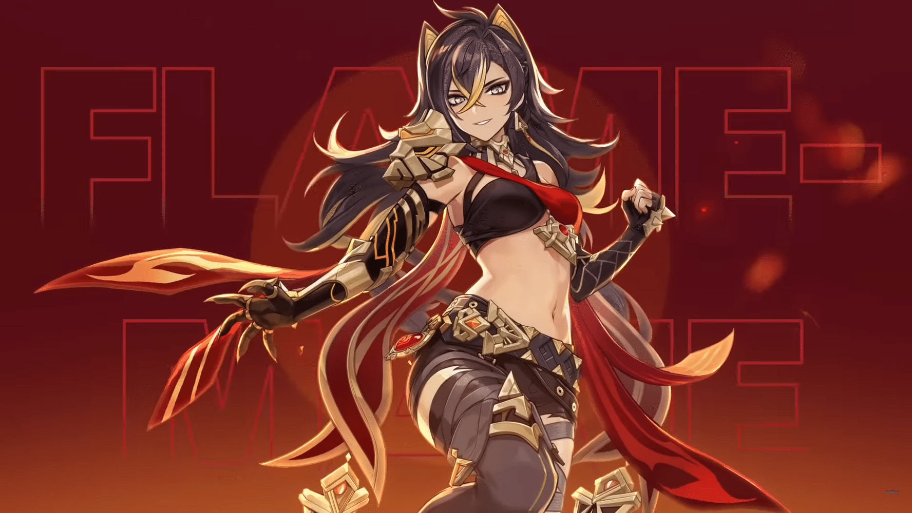 1776x1000 Version 3.5 Wallpaper Dehya + Livestream Wallpaper Genshin Impact