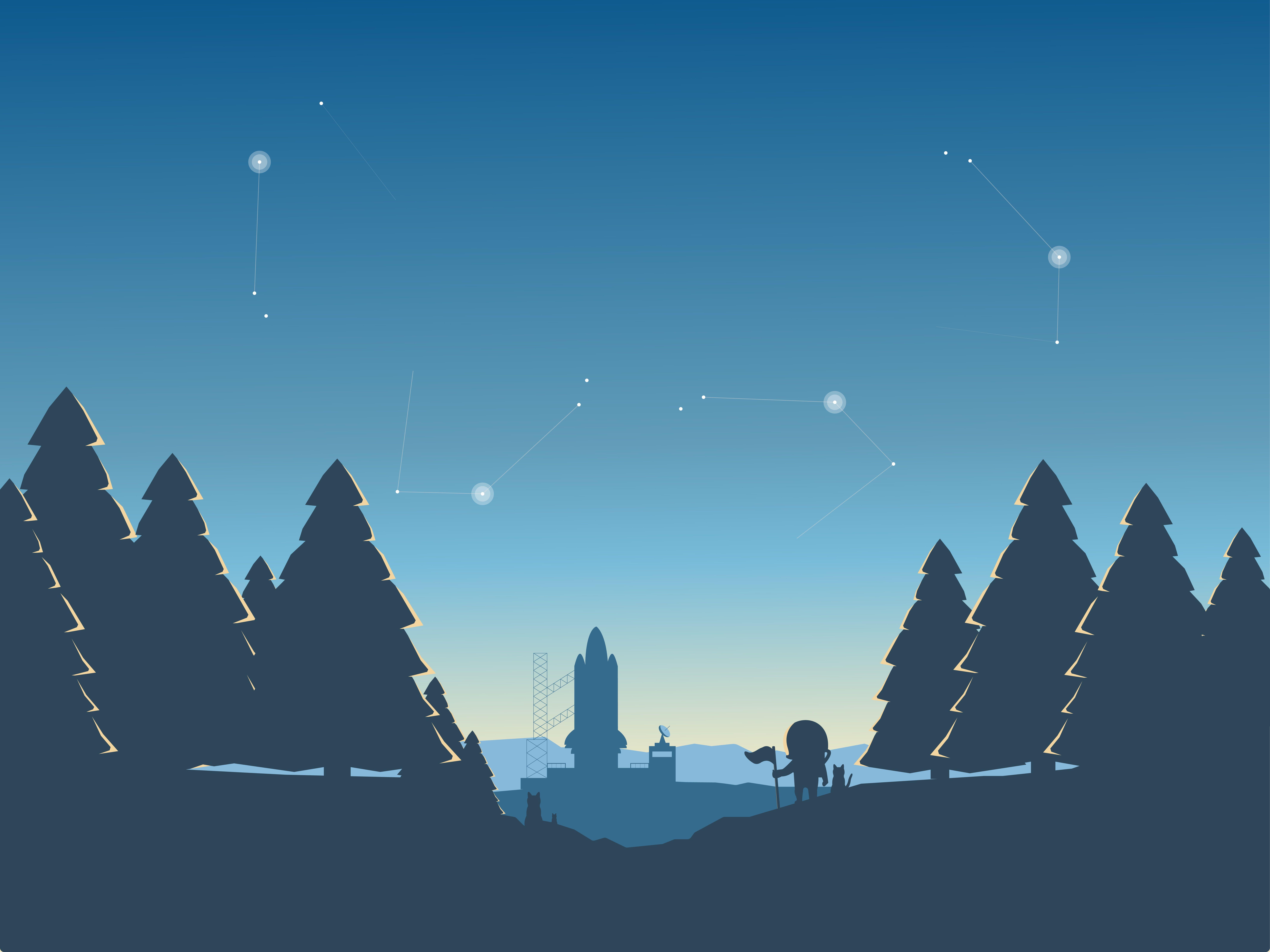 8534x6400 Sci Fi #Astronaut #Minimalist Space