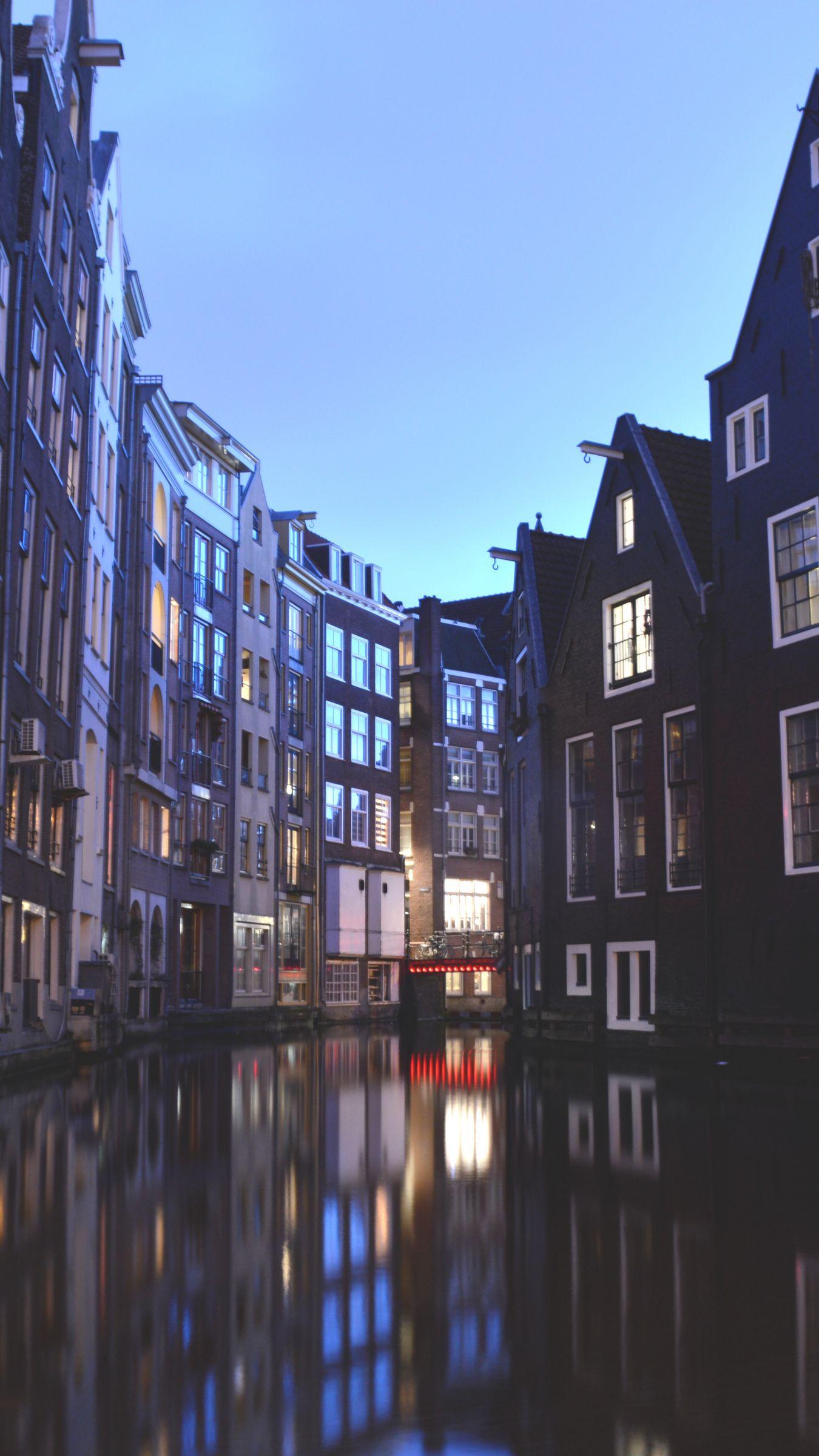1350x2400 Download wallpaper 1350x2400 amsterdam, netherlands, buildings, canal iphone 8+/7+/6s+/for parallax HD background